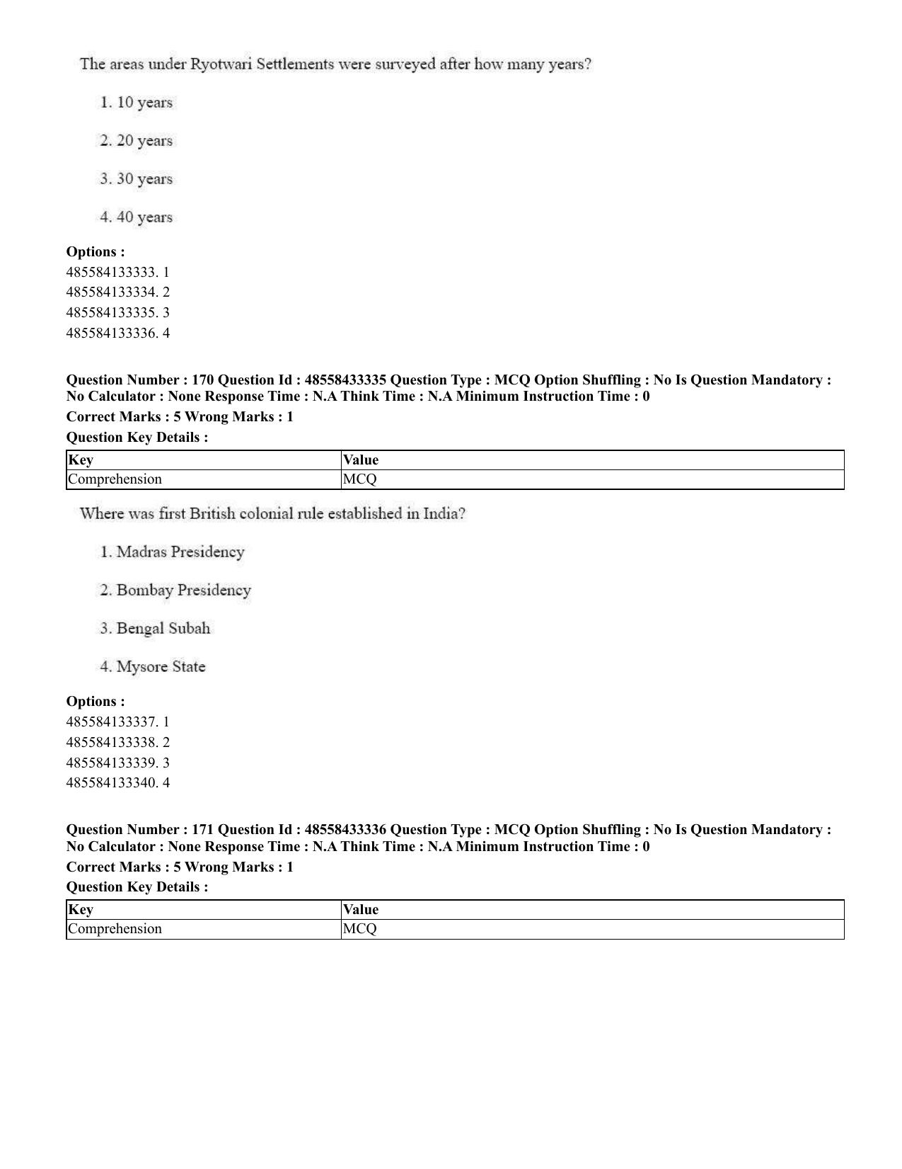 CUET 2023 English Tamil Shift 1 Question Papers - 18 June 2023 - Page 142
