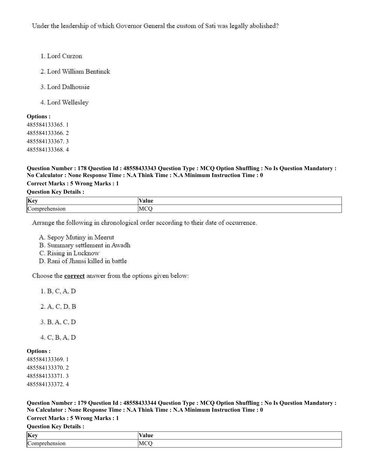 CUET 2023 English Tamil Shift 1 Question Papers - 18 June 2023 - Page 146