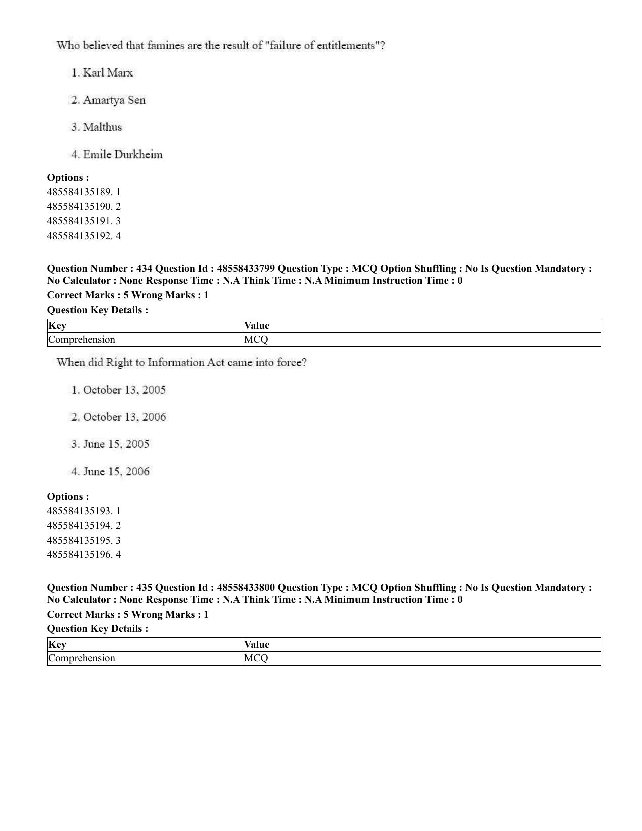 CUET 2023 English Tamil Shift 1 Question Papers - 18 June 2023 - Page 403