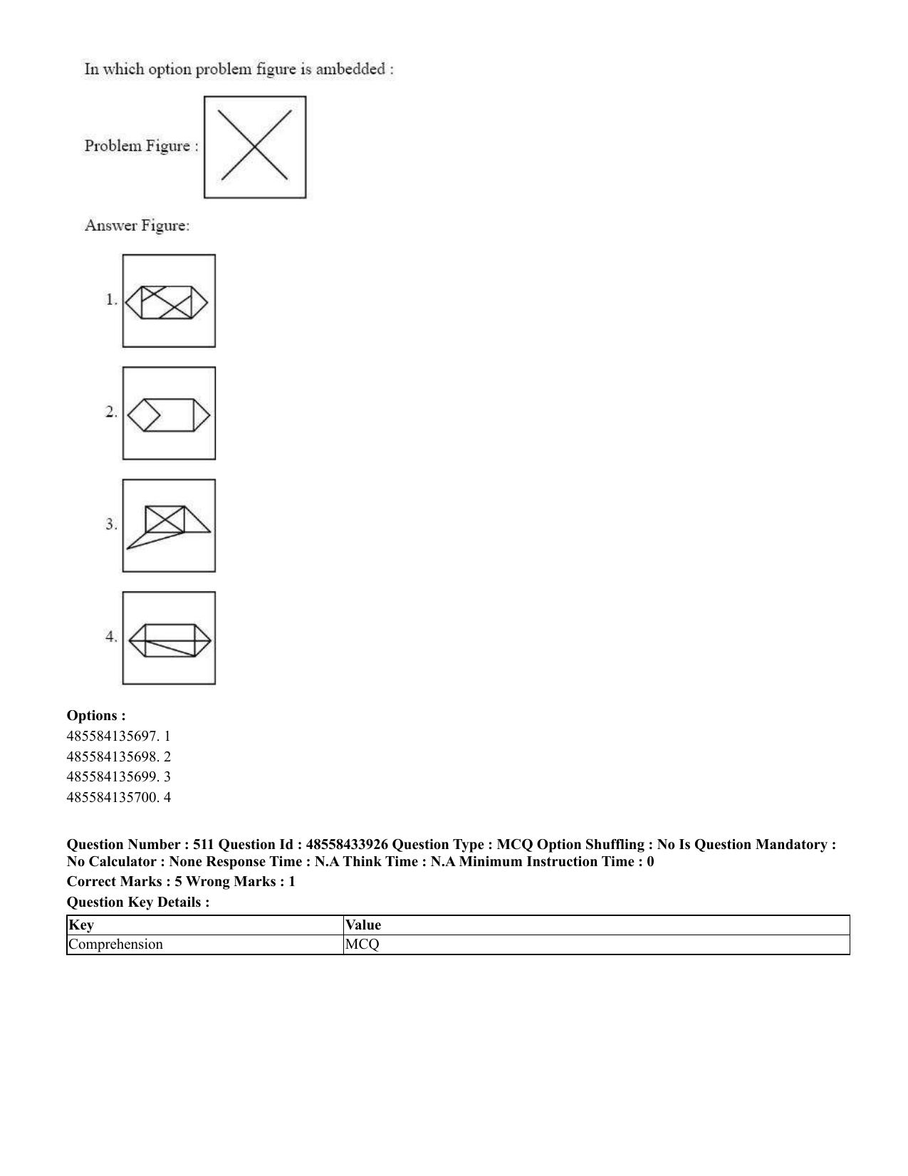 CUET 2023 English Tamil Shift 1 Question Papers - 18 June 2023 - Page 448