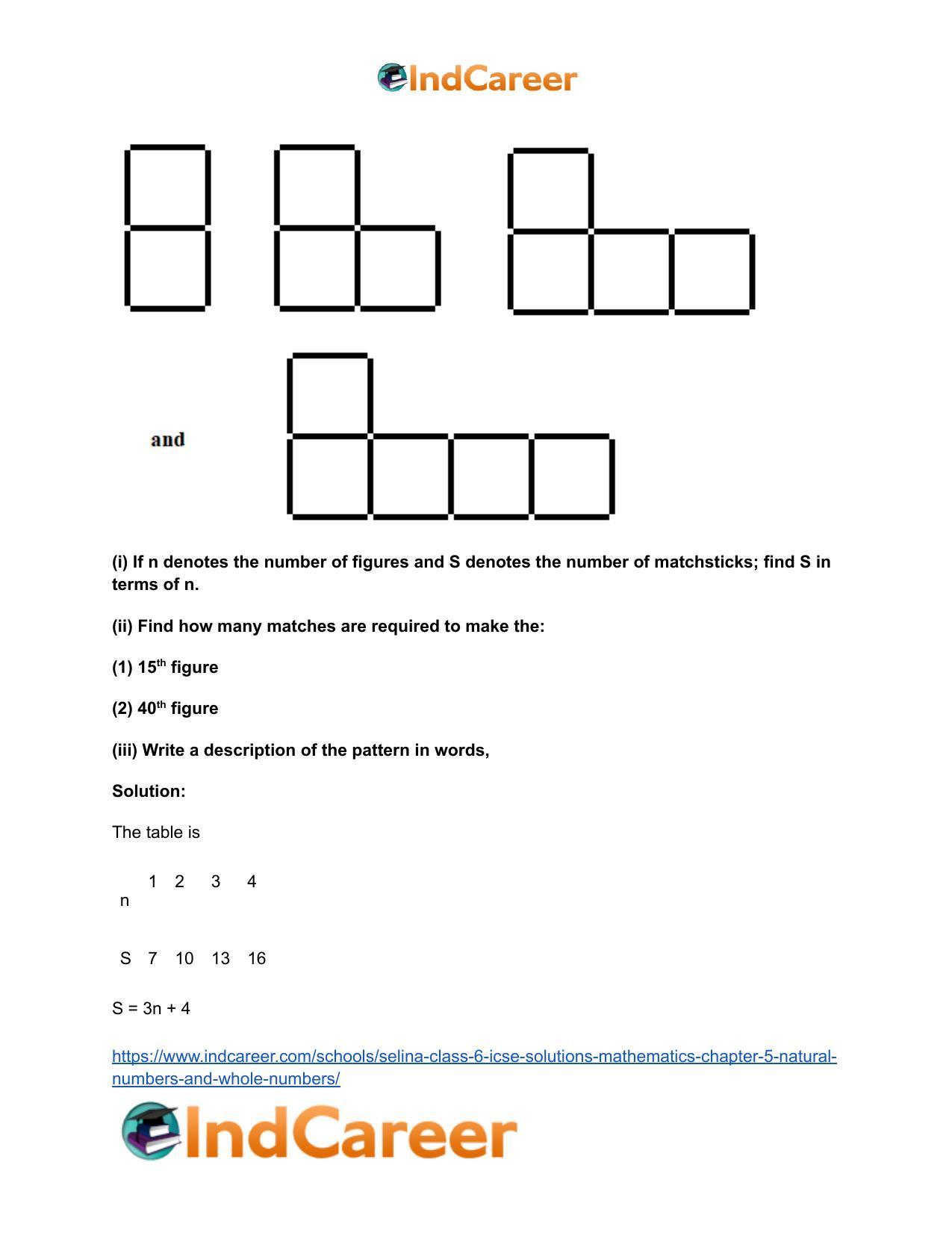 Selina Class 6 ICSE Solutions Mathematics : Chapter 5- Natural Numbers And Whole Numbers - Page 29