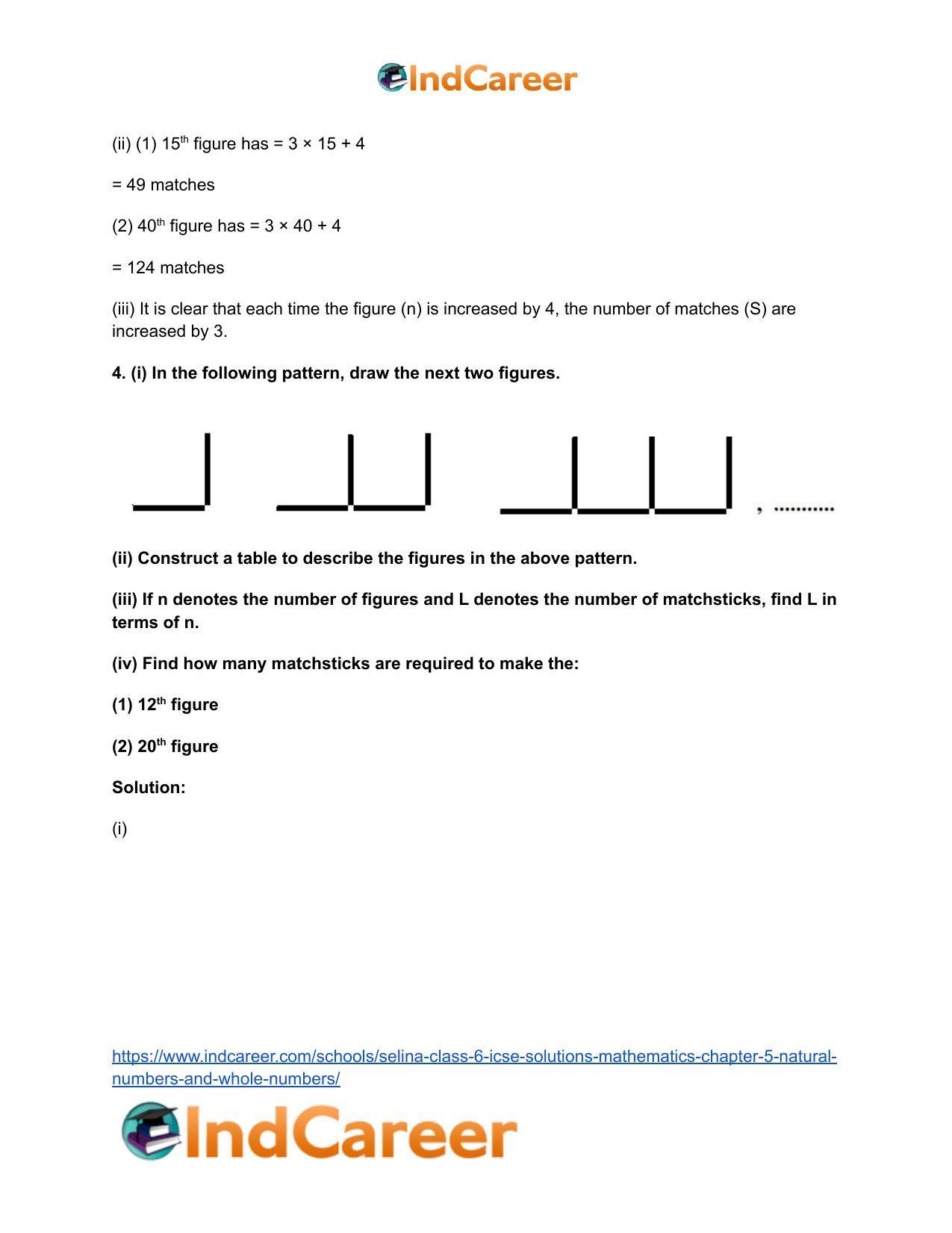 Selina Class 6 ICSE Solutions Mathematics : Chapter 5- Natural Numbers And Whole Numbers - Page 30