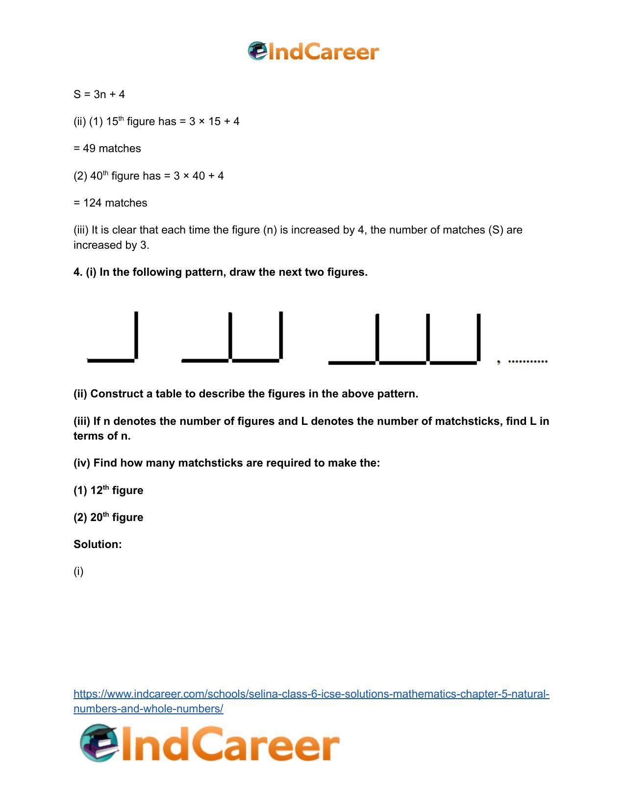 Selina Class 6 ICSE Solutions Mathematics : Chapter 5- Natural Numbers And Whole Numbers - Page 59