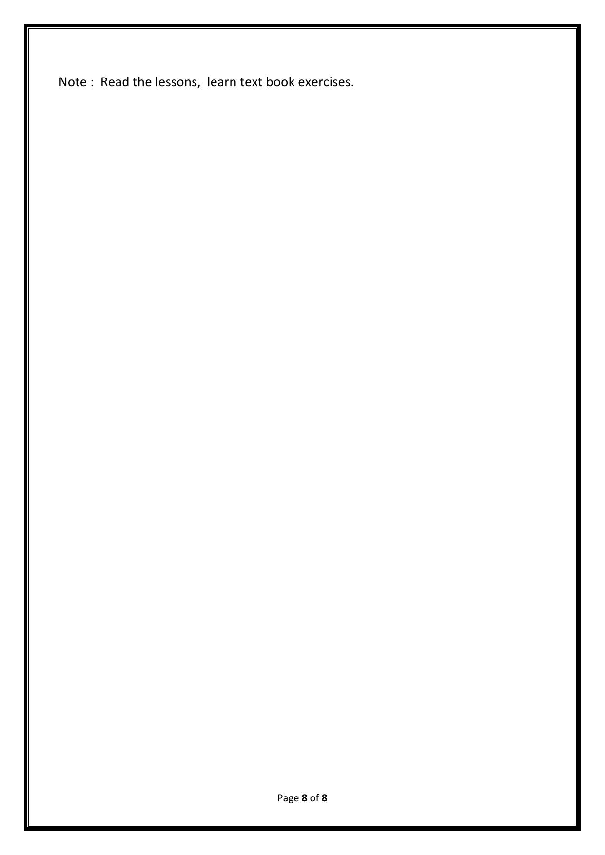 Worksheet for Class 3 EVS Assignment 73 Water is Precious - Page 8