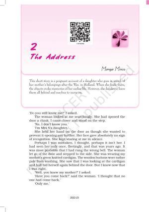 NCERT Book for Class 11 English Snapshots Chapter 2 The Address