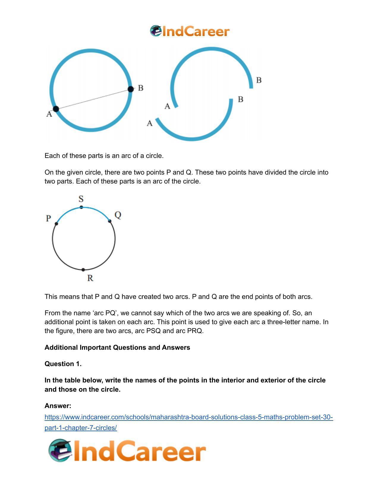 Maharashtra Board Solutions Class 5-Maths (Problem Set 30) - Part 1: Chapter 7- Circles - Page 4
