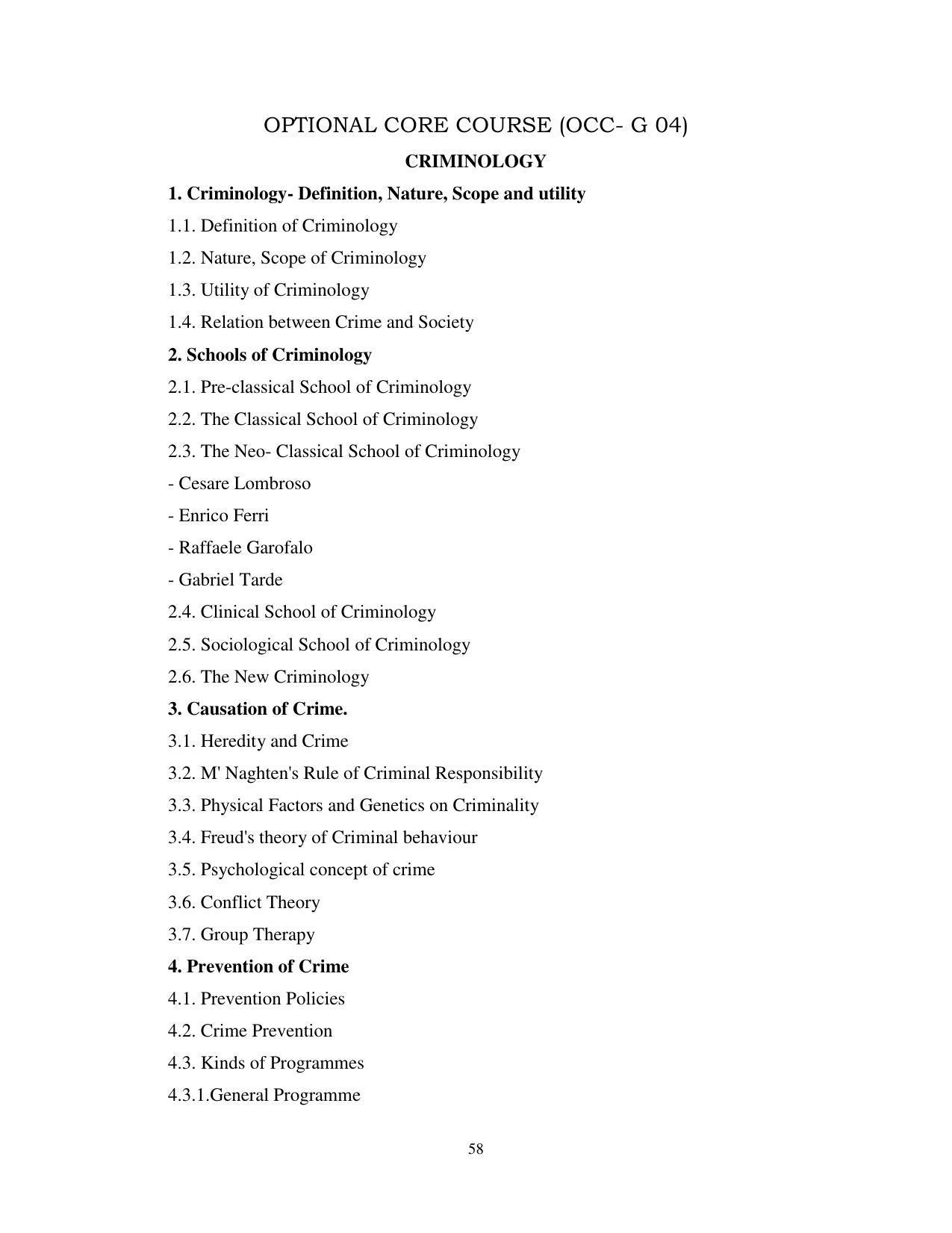 RTMNU Post Graduate Teaching Department of Law of MASTER OF LAWS (CBCS) (LL.M. PROGRAM) Syllabus. - Page 58