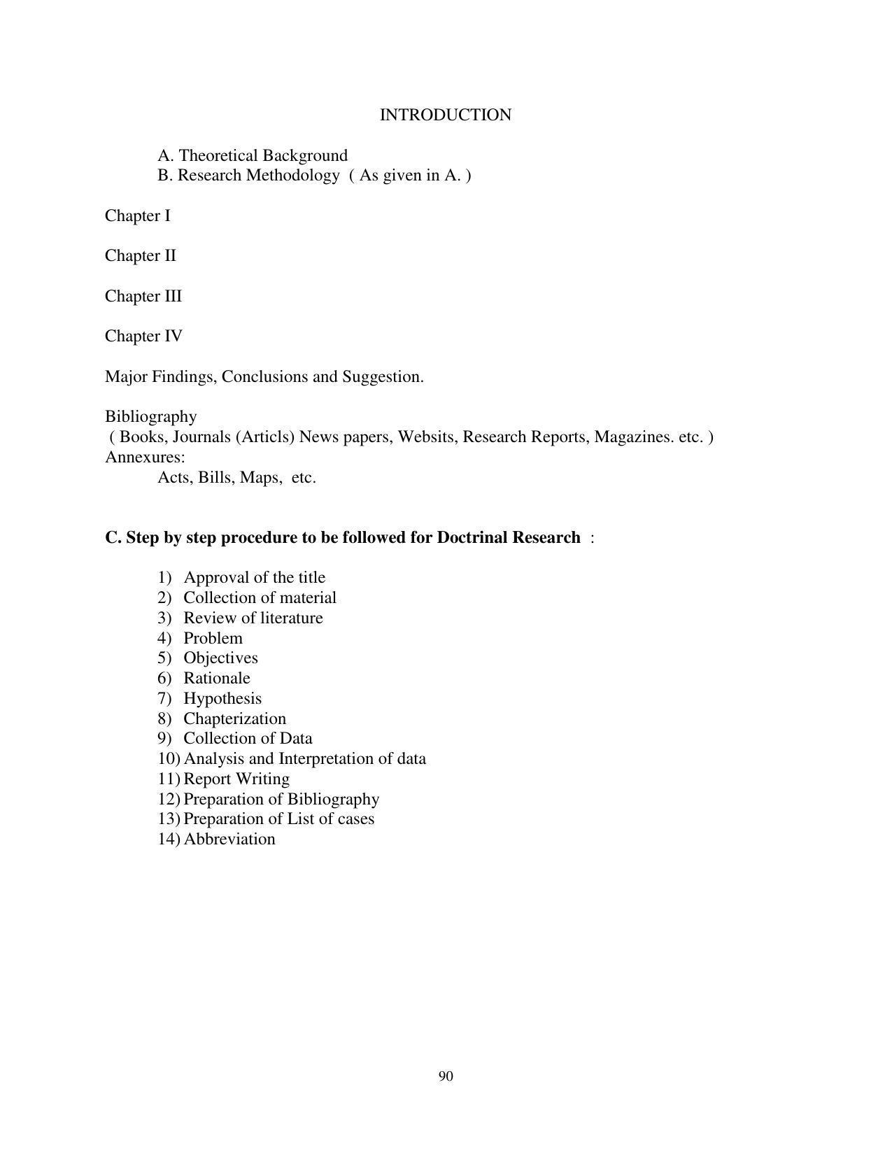 RTMNU Post Graduate Teaching Department of Law of MASTER OF LAWS (CBCS) (LL.M. PROGRAM) Syllabus. - Page 90