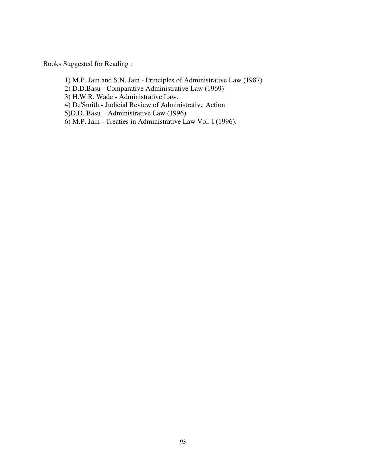 RTMNU Post Graduate Teaching Department of Law of MASTER OF LAWS (CBCS) (LL.M. PROGRAM) Syllabus. - Page 93