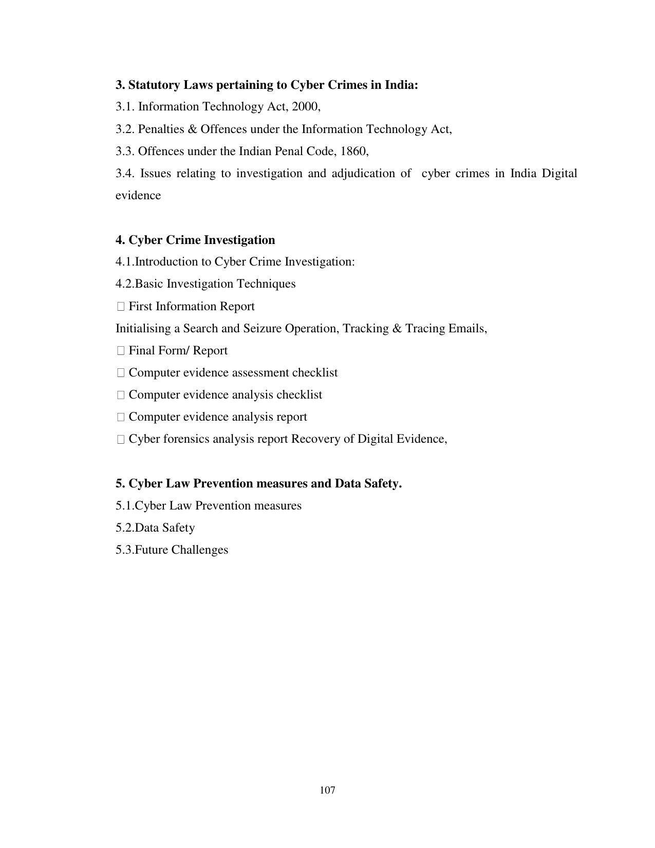 RTMNU Post Graduate Teaching Department of Law of MASTER OF LAWS (CBCS) (LL.M. PROGRAM) Syllabus. - Page 107