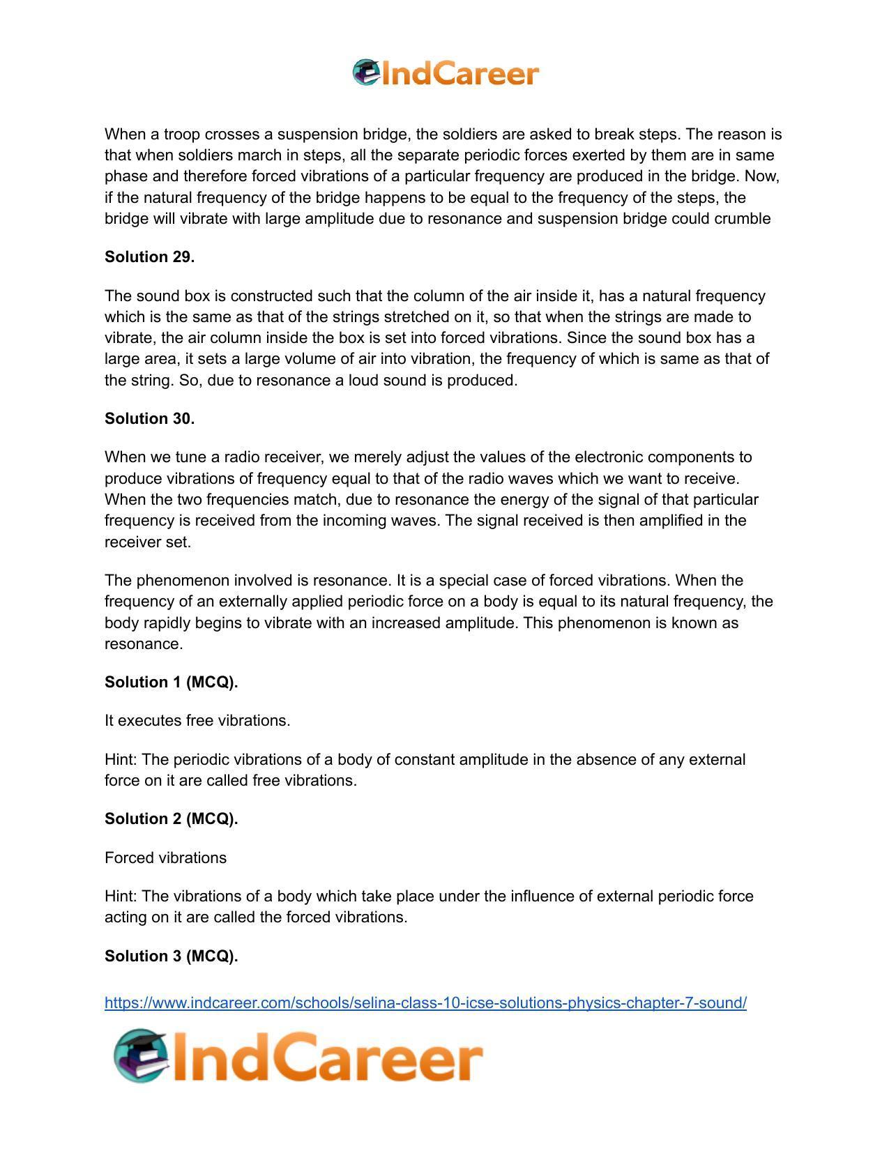 Selina Class 10 ICSE Solutions Physics : Chapter 7- Sound - Page 13