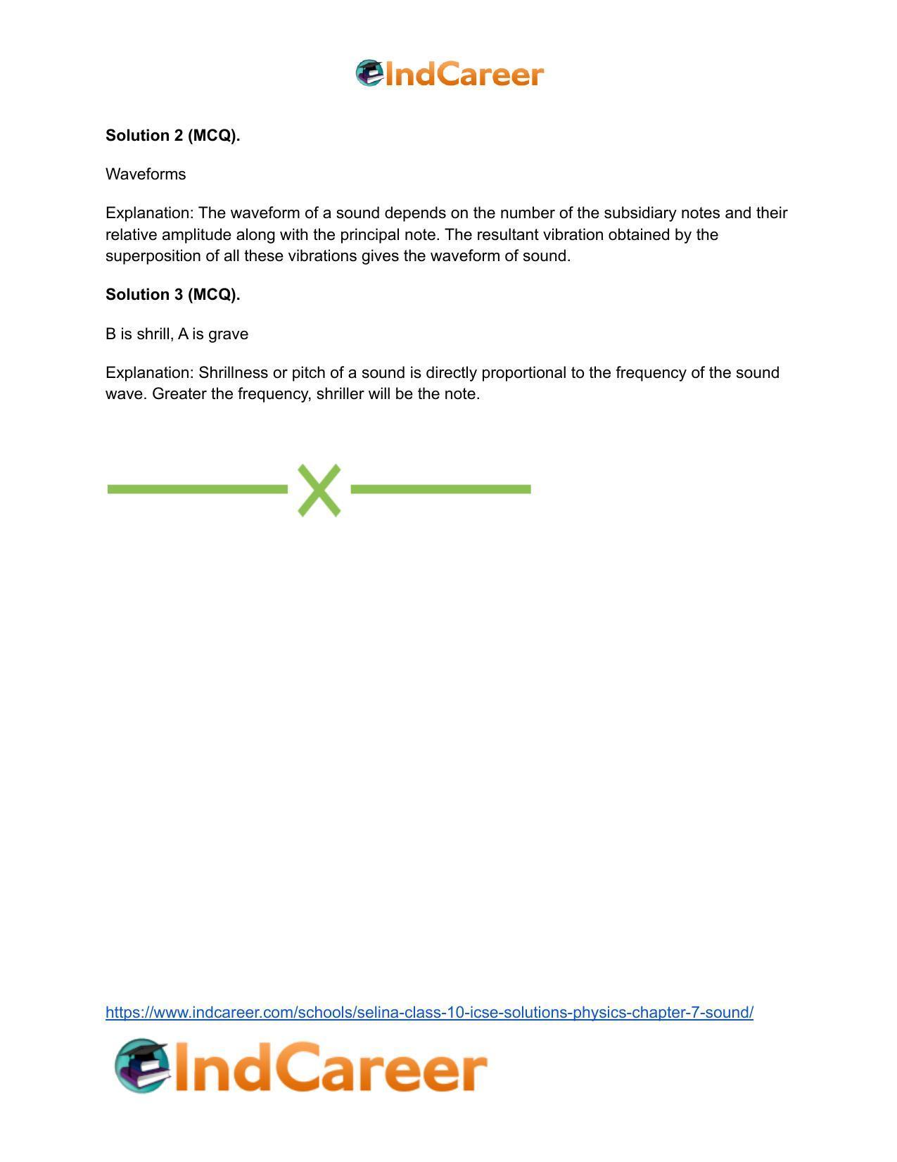 Selina Class 10 ICSE Solutions Physics : Chapter 7- Sound - Page 20