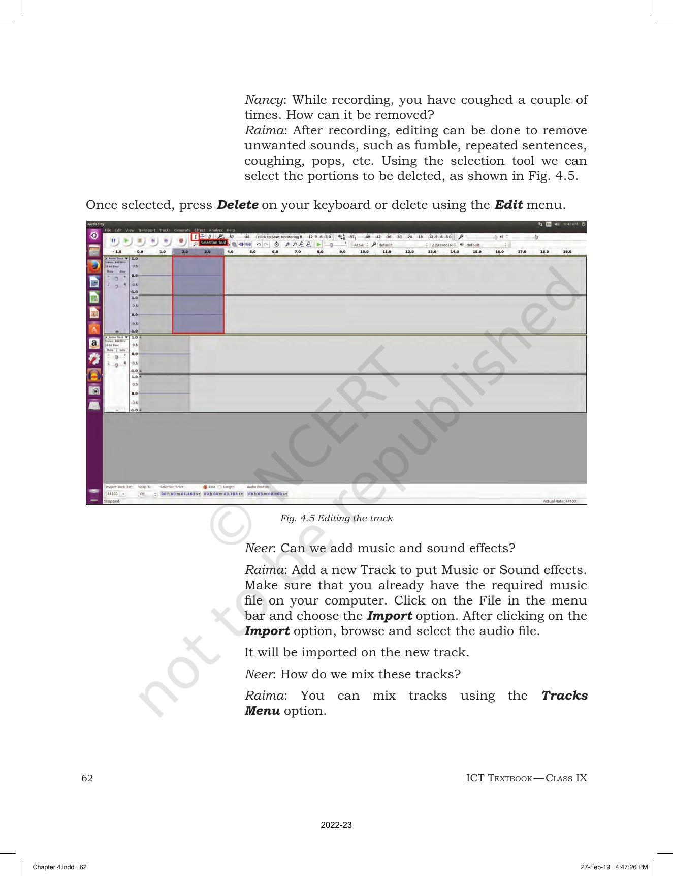 NCERT Book for Class 9 Information and Communication Technology Chapter 4 Creating Audio-Video Communication - Page 6