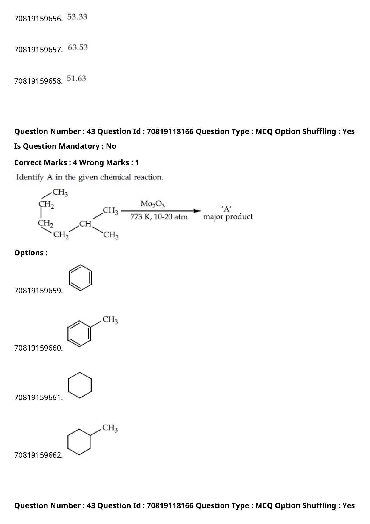 JEE Mains 2021: BTech Marathi (Shift 1) 25-02-2021 Question Paper - Page 51