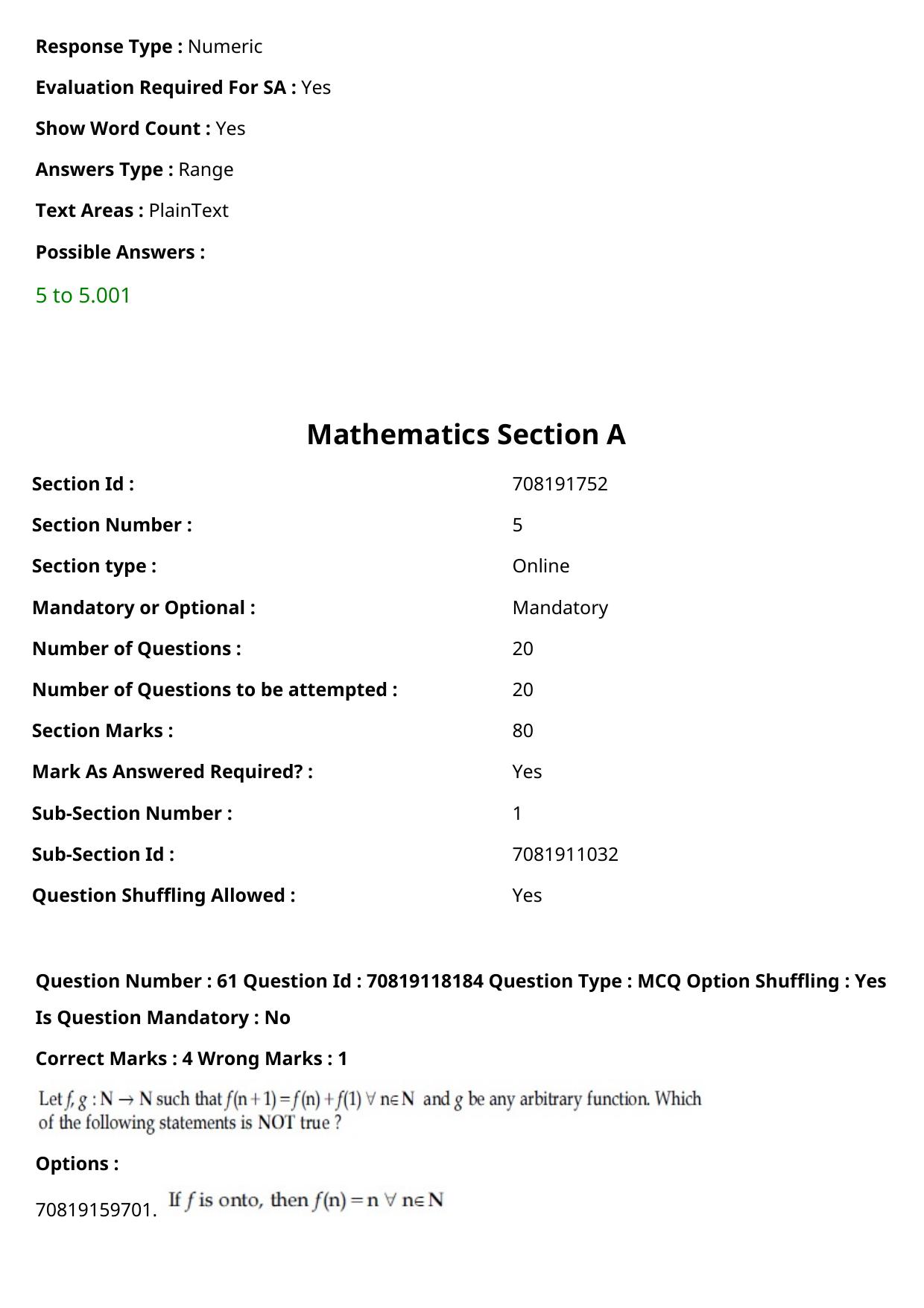 JEE Mains 2021: BTech Marathi (Shift 1) 25-02-2021 Question Paper - Page 72