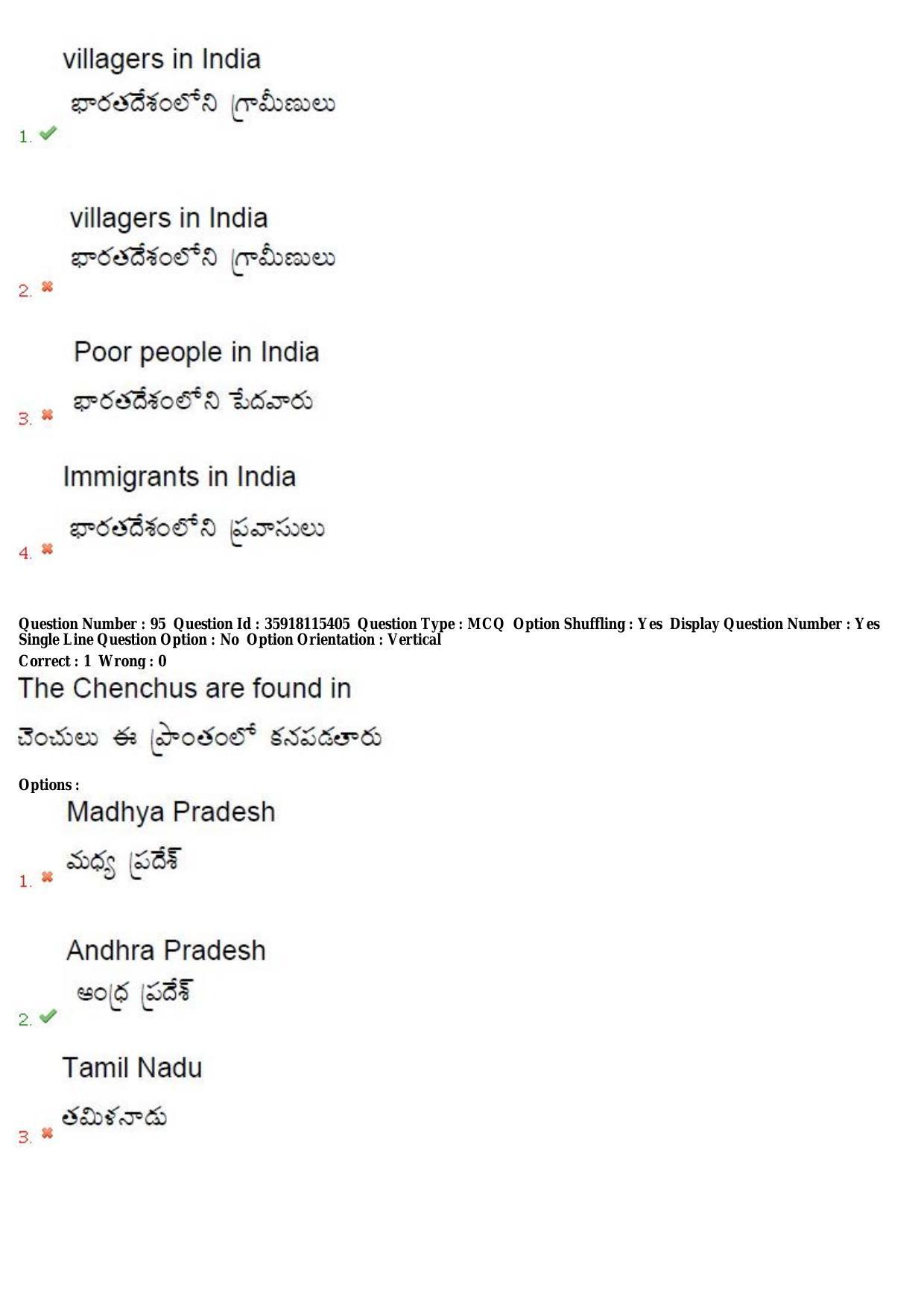 TS CPGET 2018 M.A. Sociology (Shift 1) Question Paper with Answer Key - Page 57