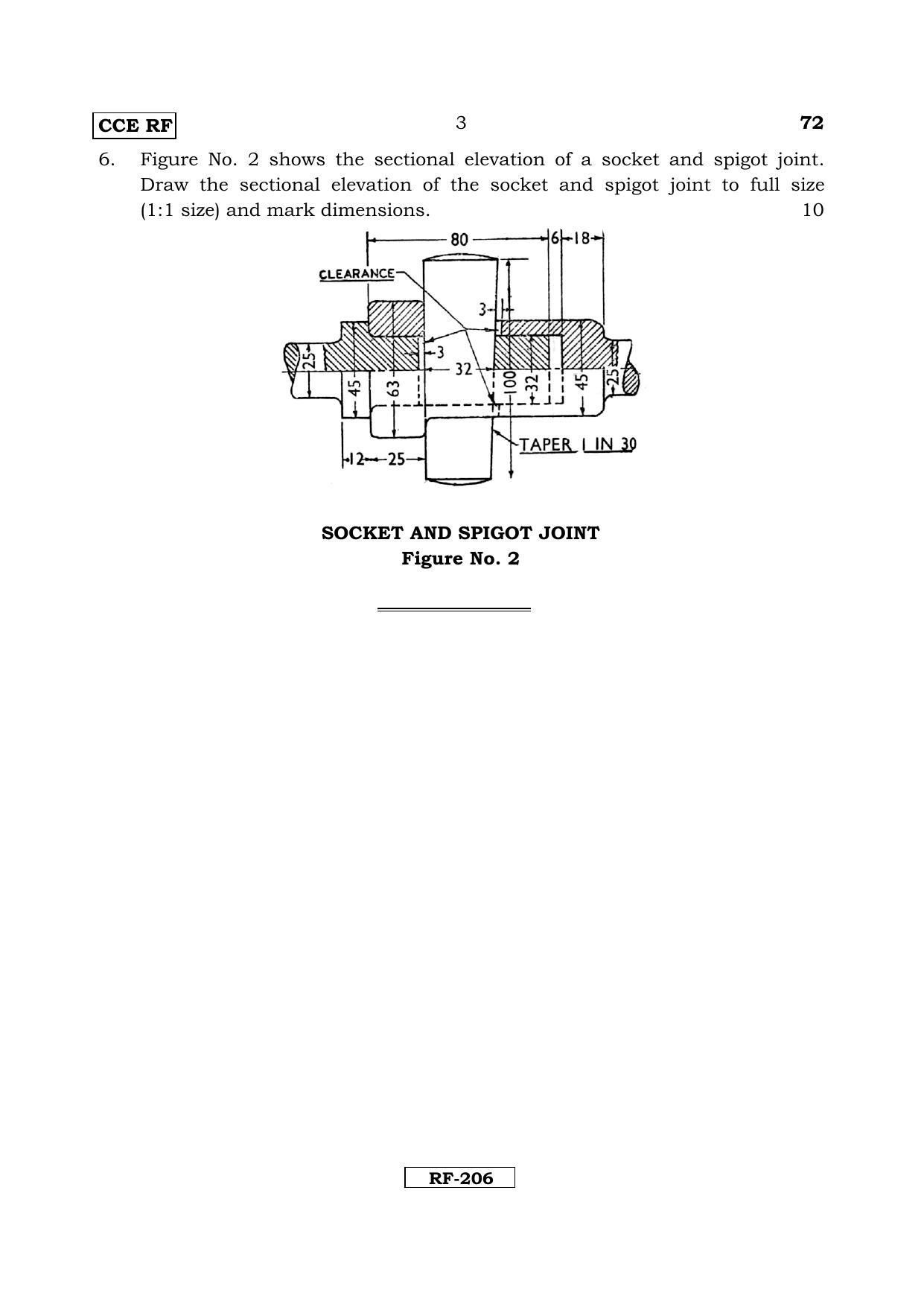 Karnataka SSLC ENGINEERING GRAPHICS - (72 CCE RF_J3) April 2018 Question Paper - Page 3