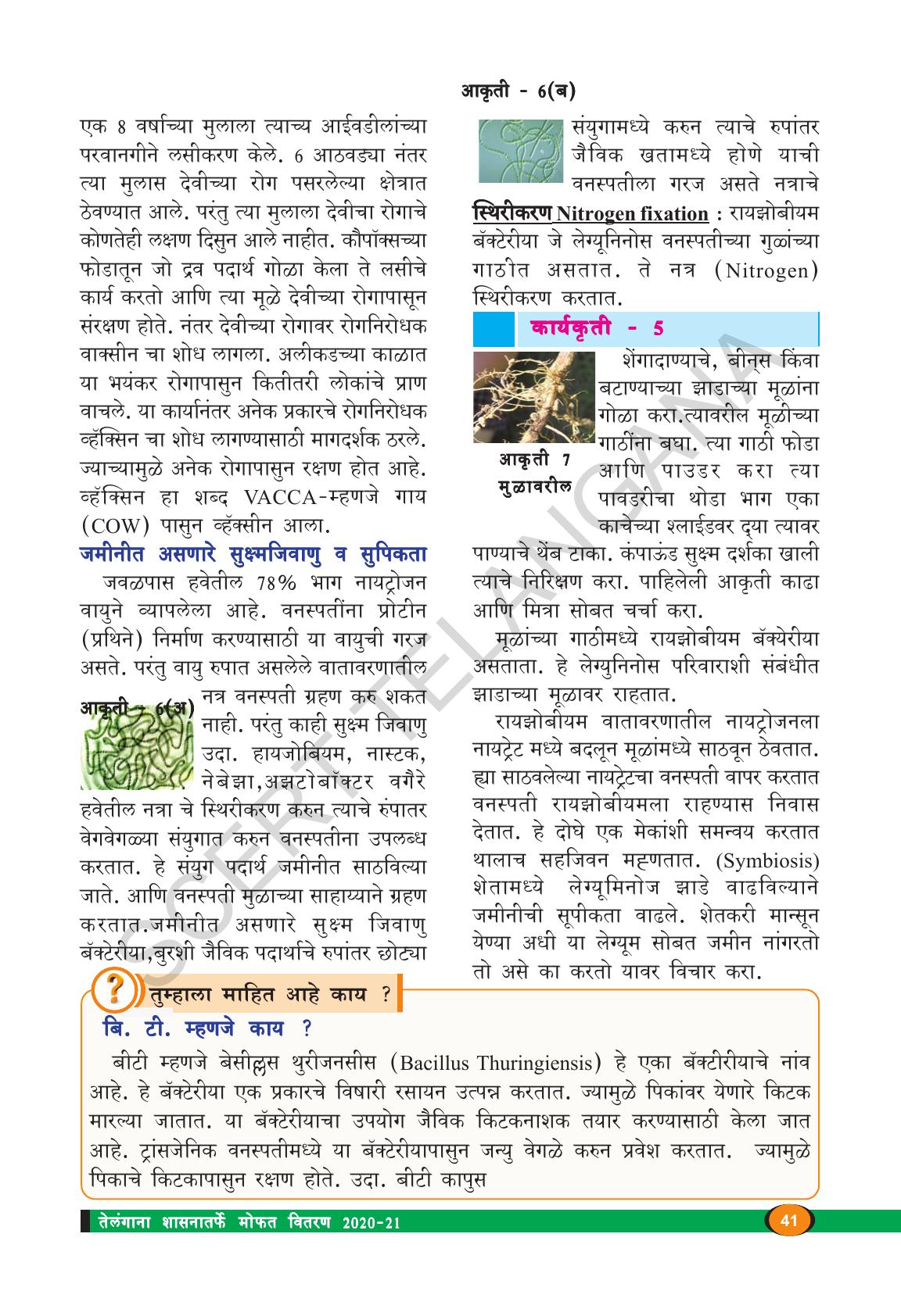 TS SCERT Class 8 Biological Science (Marathi Medium) Text Book - Page 53