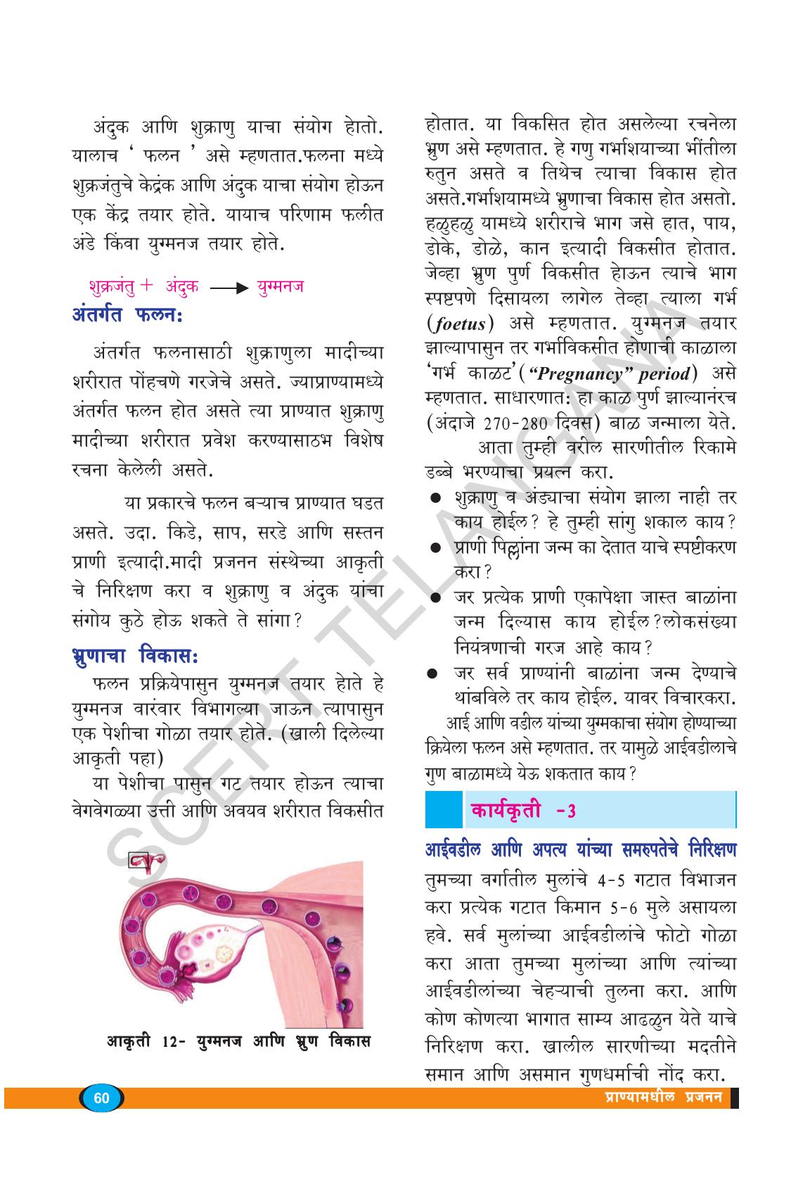 TS SCERT Class 8 Biological Science (Marathi Medium) Text Book - Page 72