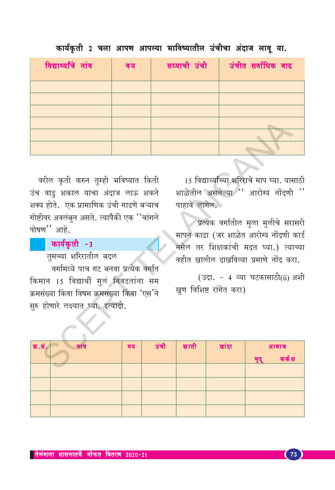 TS SCERT Class 8 Biological Science (Marathi Medium) Text Book - Page 85
