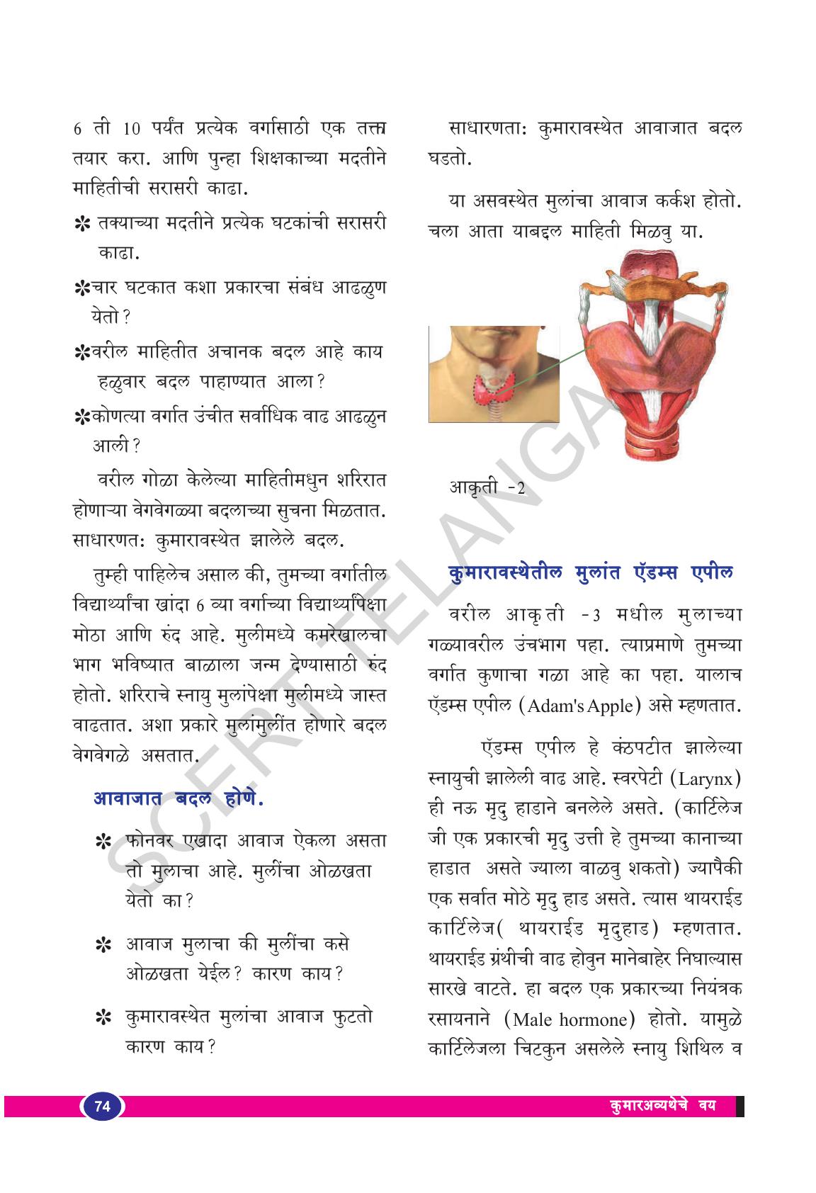 TS SCERT Class 8 Biological Science (Marathi Medium) Text Book - Page 86