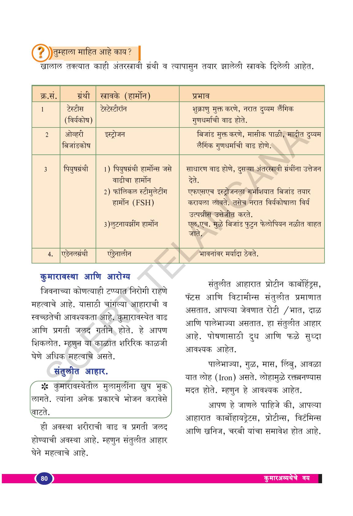 TS SCERT Class 8 Biological Science (Marathi Medium) Text Book - Page 92
