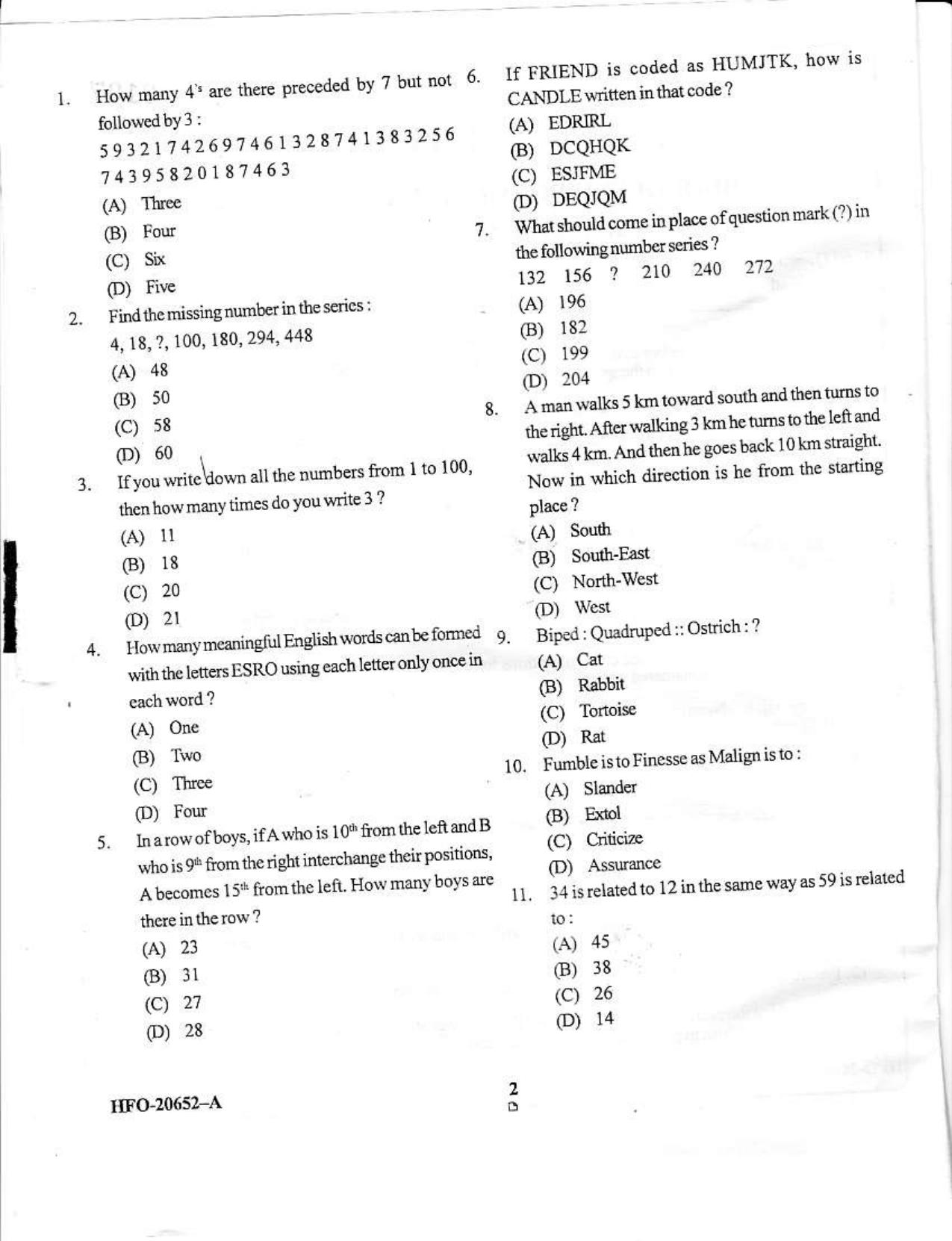 KUET 2023 M.Sc. Disaster Management Question Paper - Page 35