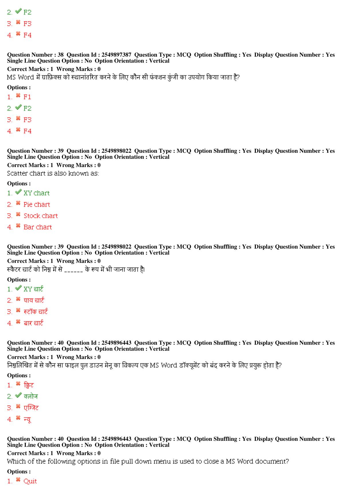 MP CPCT 14th December 2019 PwD Computer Proficiency Certification Test Question Paper Shift 2 - Page 17