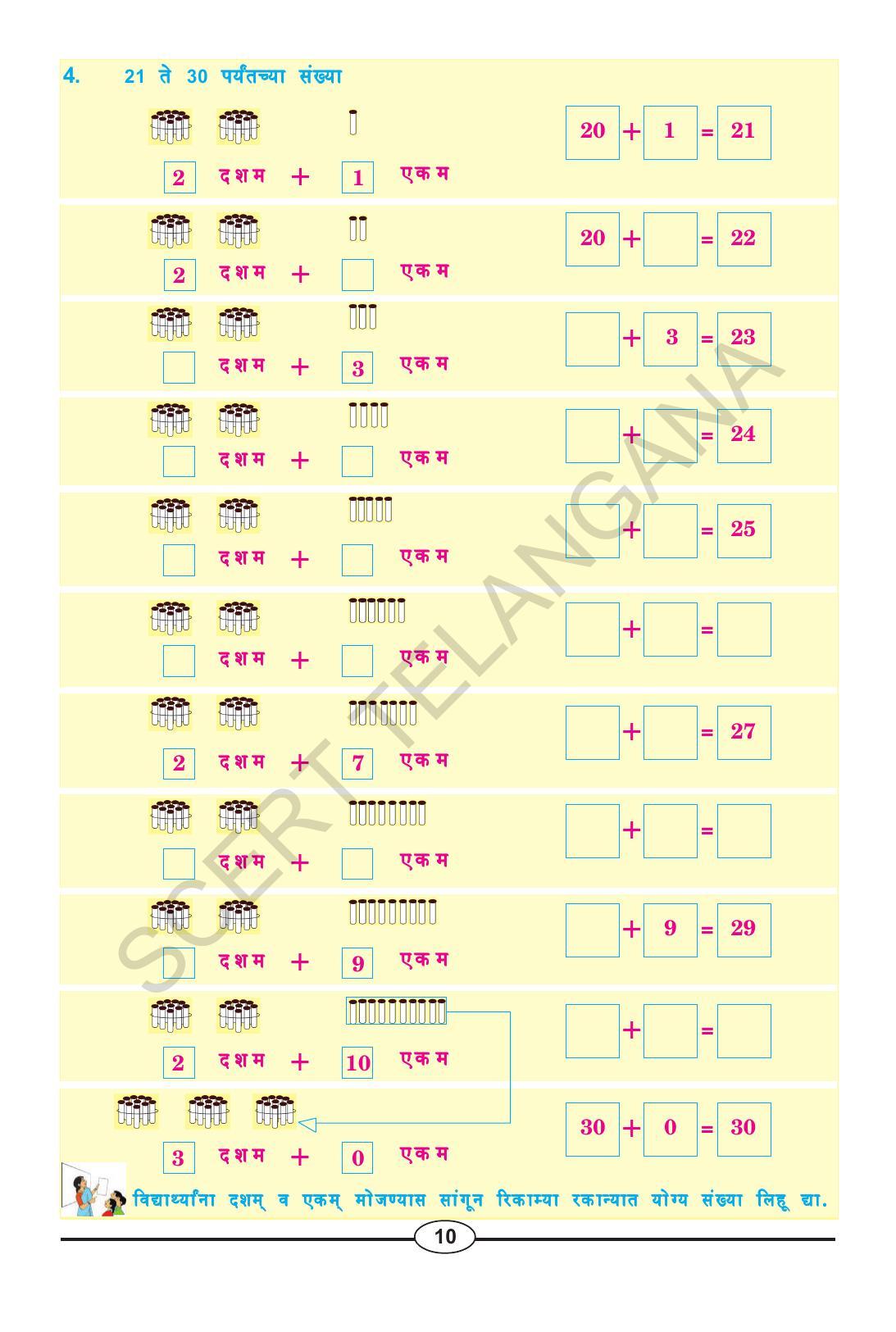 TS SCERT Class 2 Maths (Marathi Medium) Text Book - Page 22