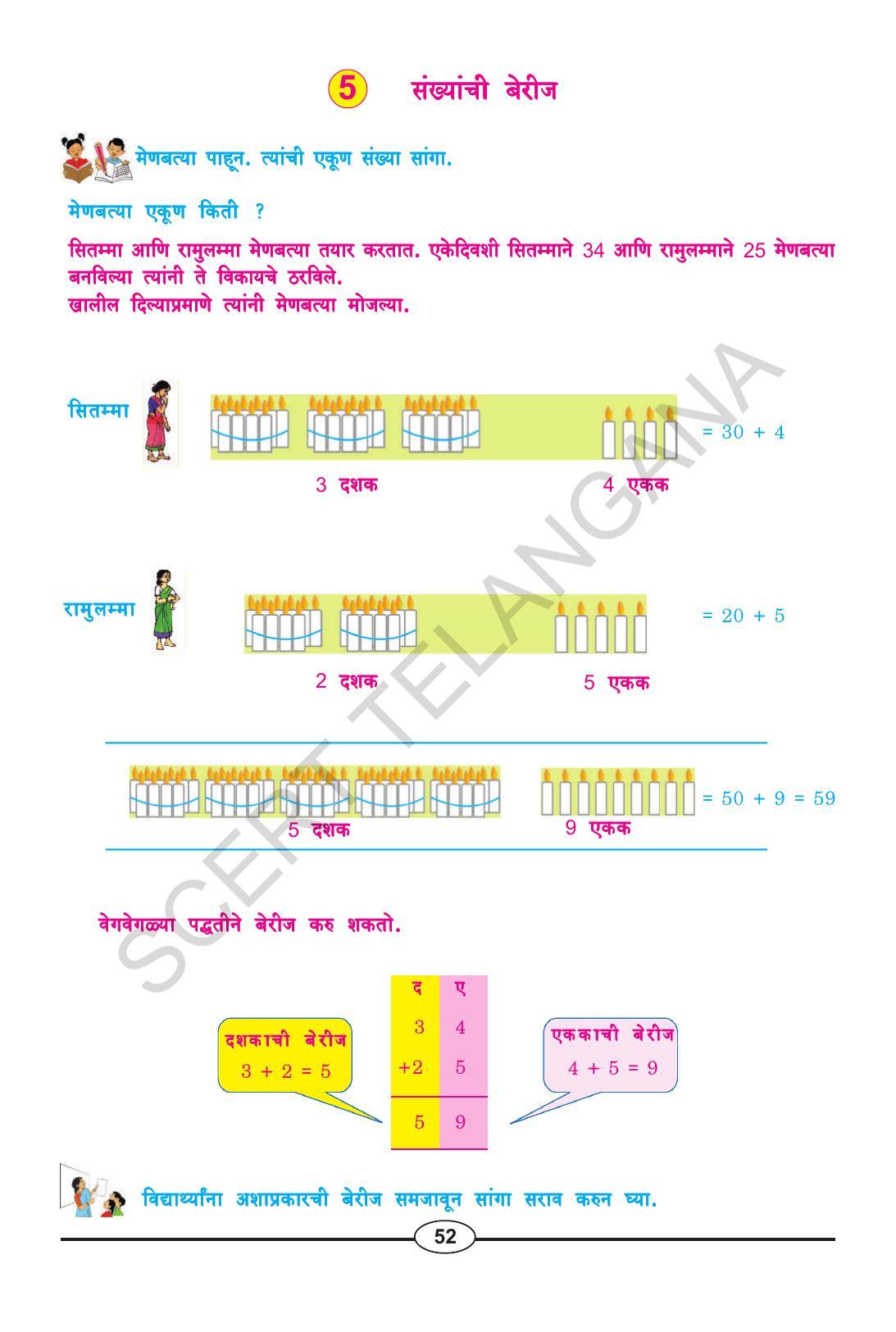 TS SCERT Class 2 Maths (Marathi Medium) Text Book - Page 64
