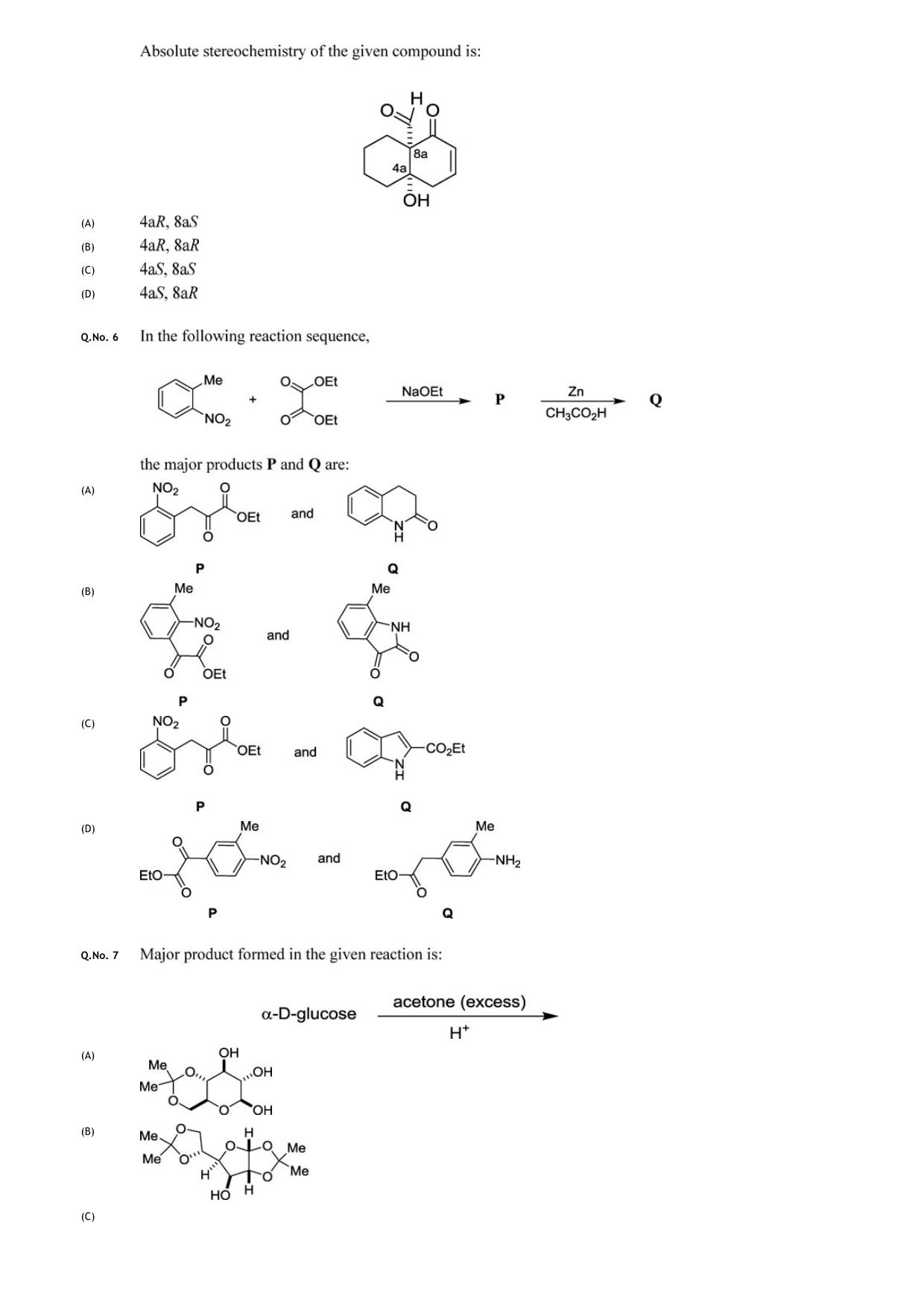 GATE 2020 Chemistry (CY) Question Paper - Page 5