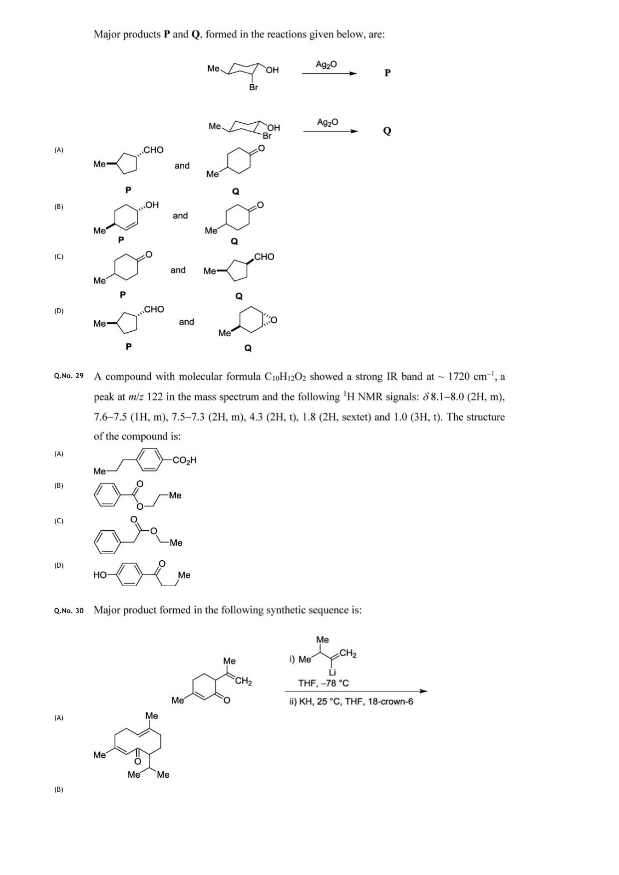 GATE 2020 Chemistry (CY) Question Paper - Page 10