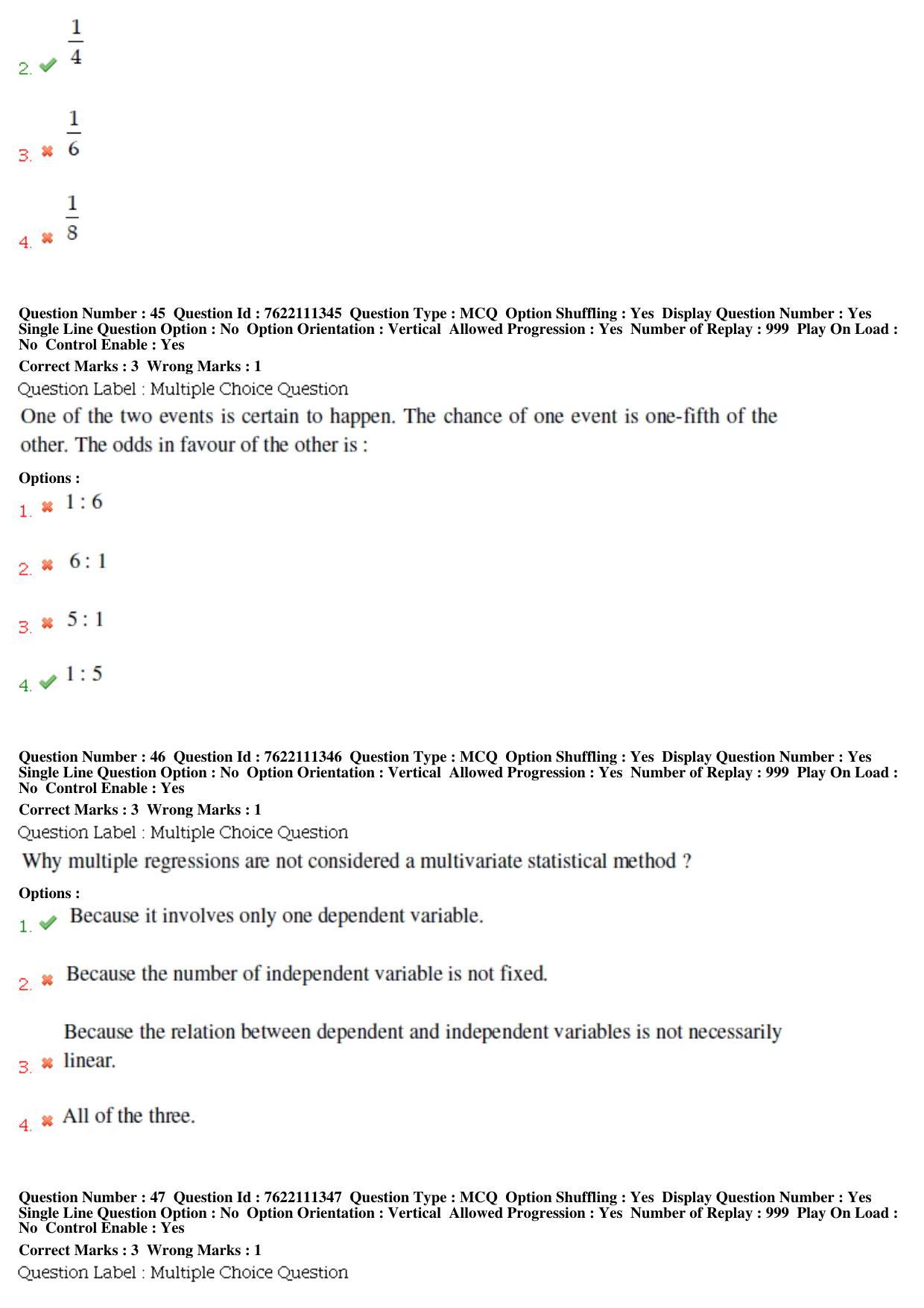 BHU RET Health Statistics 2019 Question Paper  - Page 24