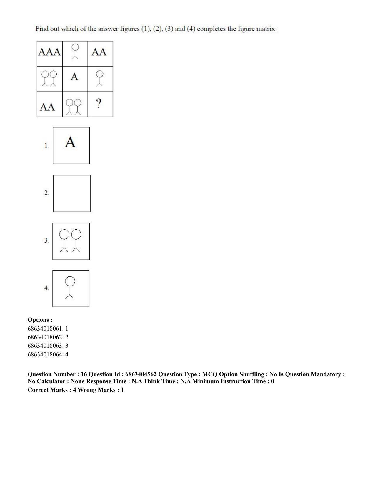 CUET PG 2023: SCQP20 – Medical Laboratory Technology (Eng.) - Shift 1 (5-06-2023) Question Paper - Page 17