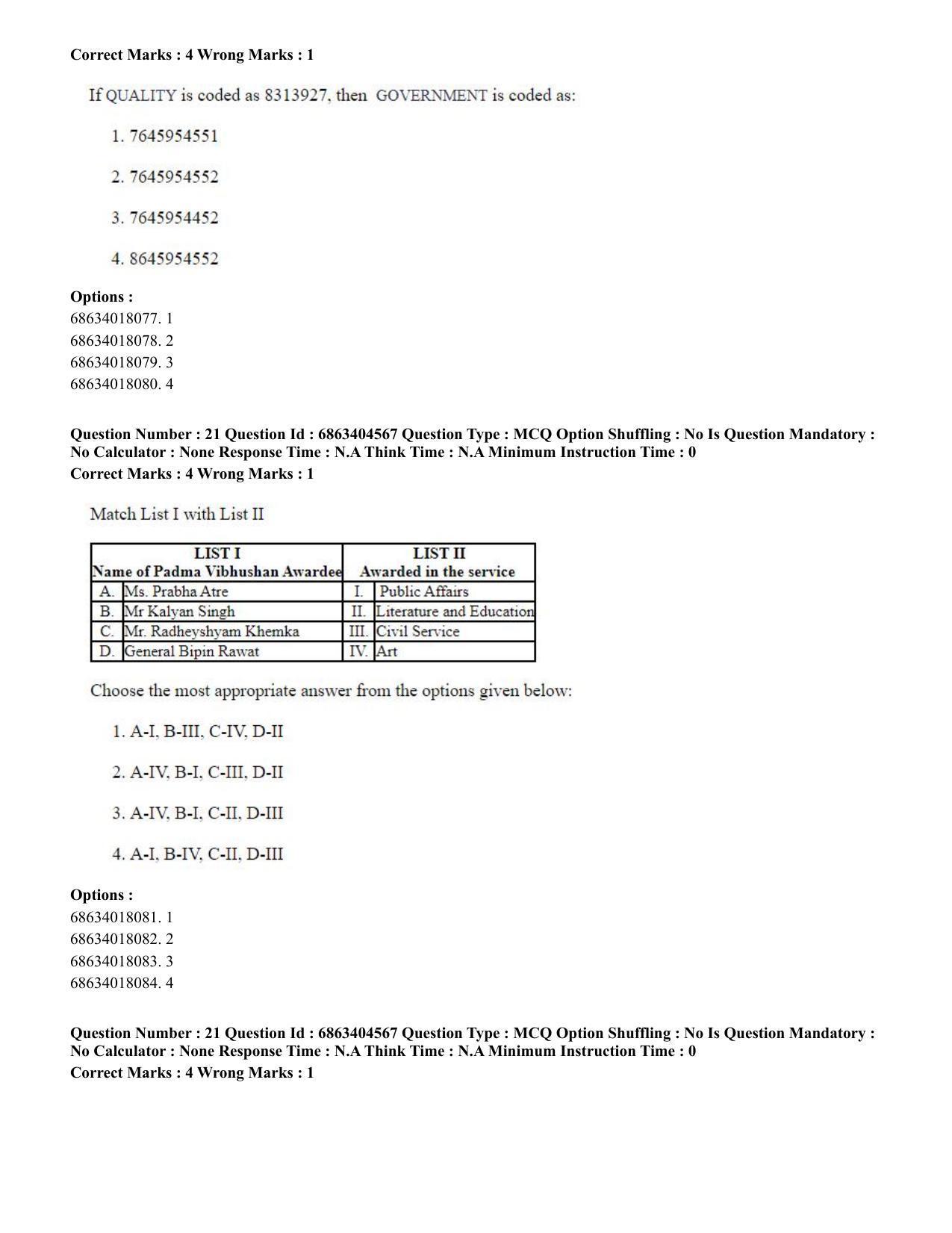 CUET PG 2023: SCQP20 – Medical Laboratory Technology (Eng.) - Shift 1 (5-06-2023) Question Paper - Page 22