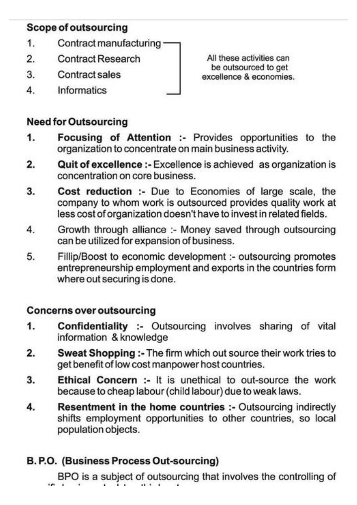 Class 11 Notes, Question & Practice Paper - Business Studies (Topic 5 : Emerging Modes of Business) - Page 9