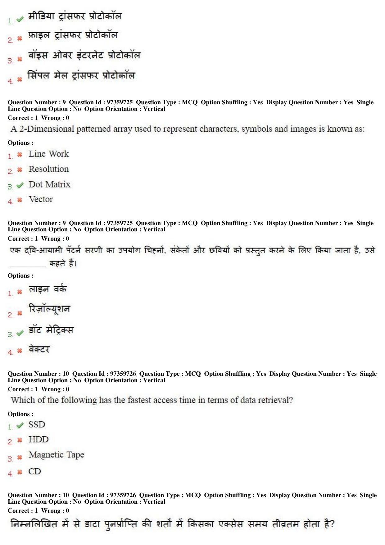 MP CPCT 20th Nov 2016 CPCT Question Paper Shift 1 - Page 6