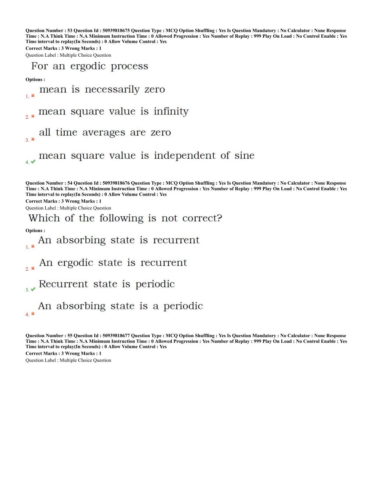 BHU RET Statistics 2020 Question Paper - Page 25