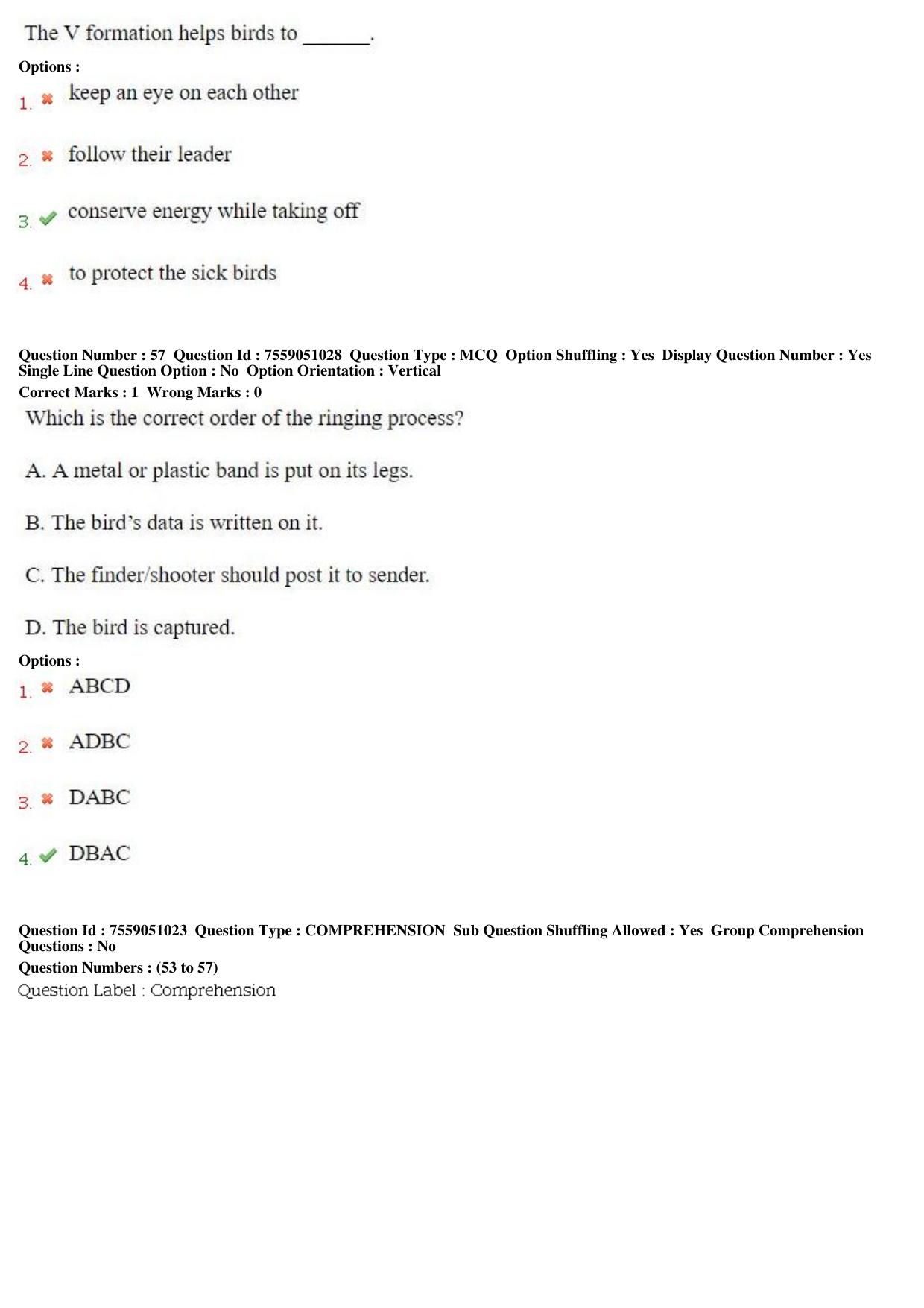 MP CPCT 16th June 2019 CPCT Question Paper Shift 1 - Page 39