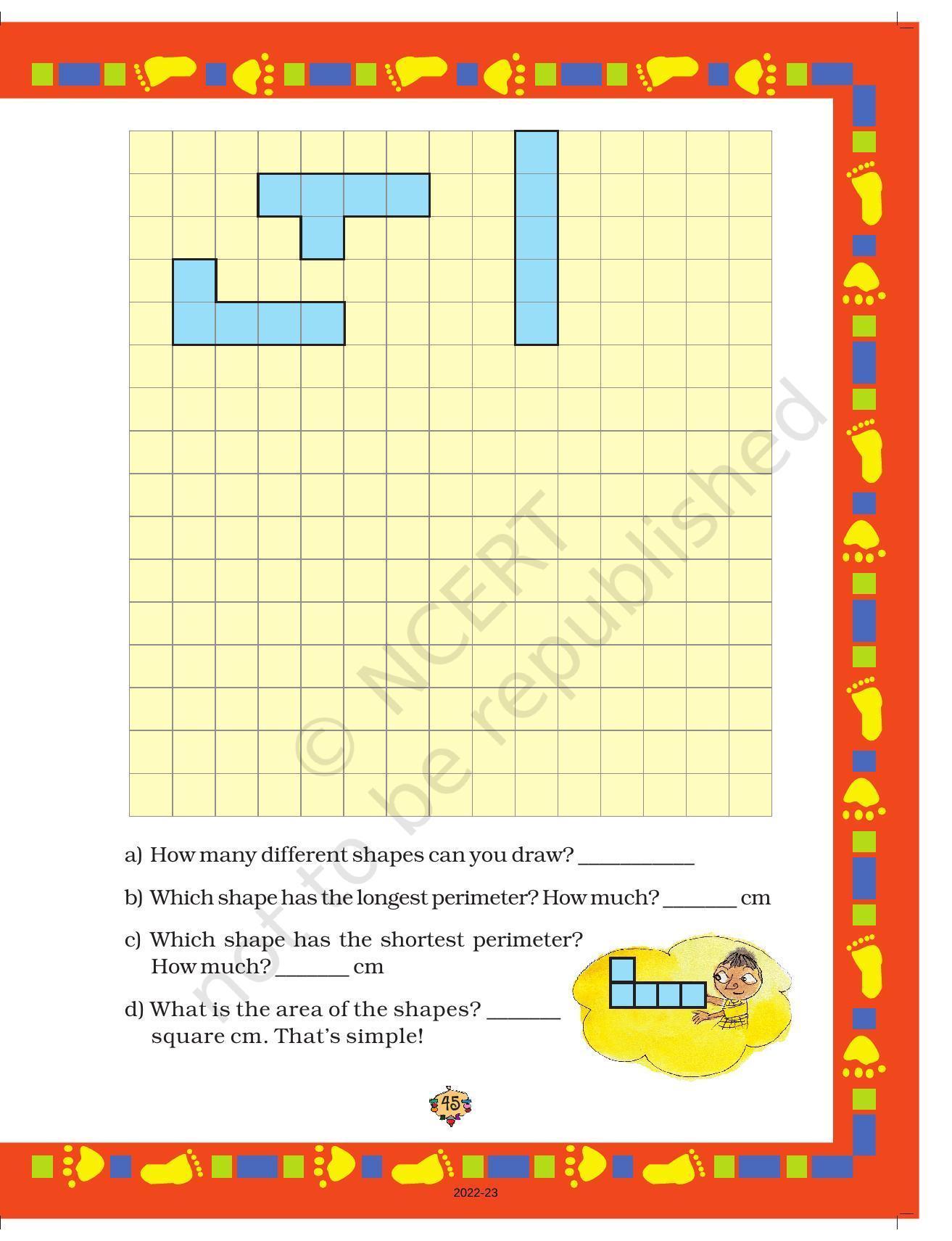 NCERT Book for Class 5 Maths Chapter 3 How Many Squares? - Page 12
