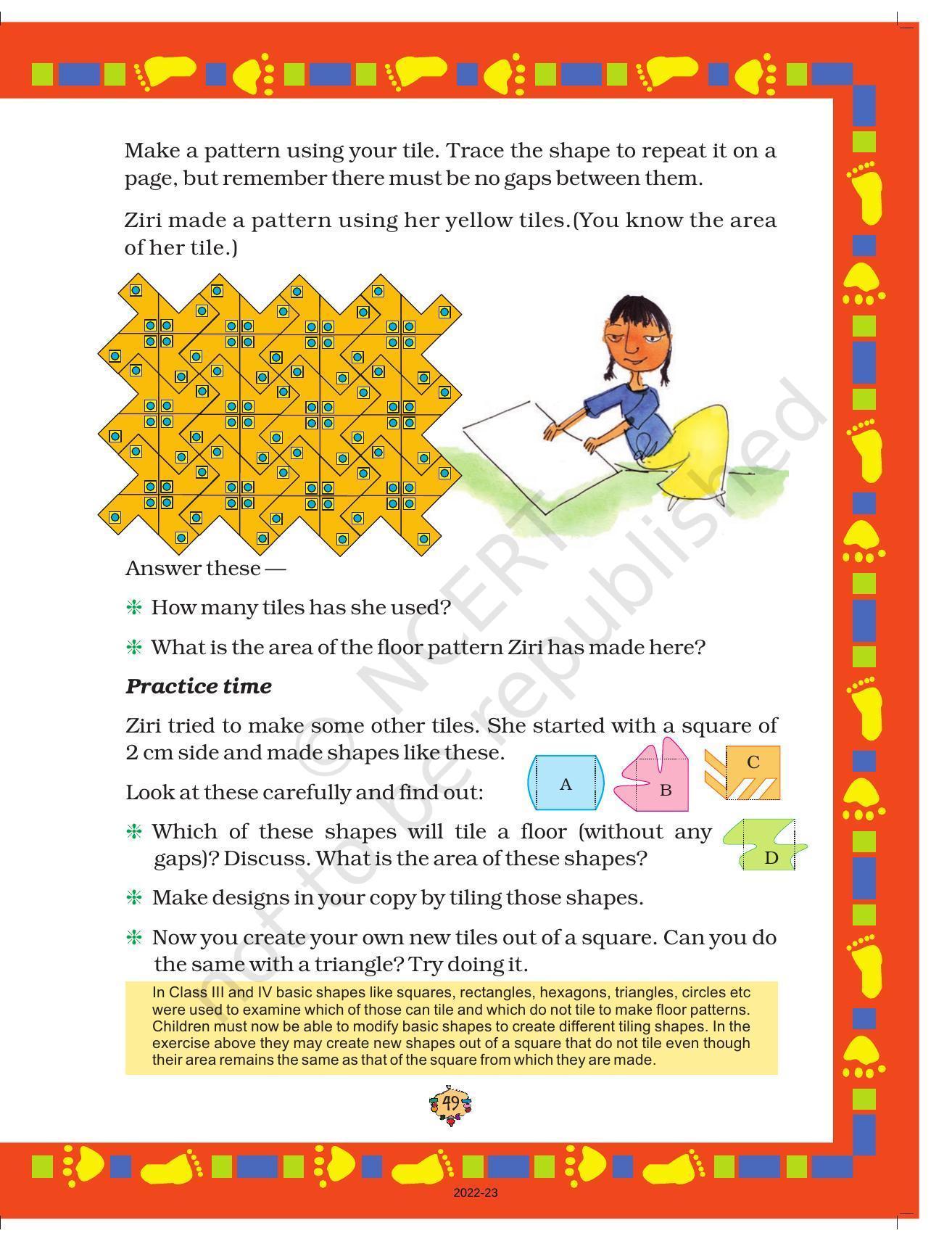 NCERT Book for Class 5 Maths Chapter 3 How Many Squares? - Page 16