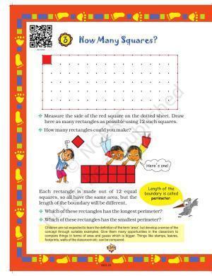 NCERT Book for Class 5 Maths Chapter 3 How Many Squares?