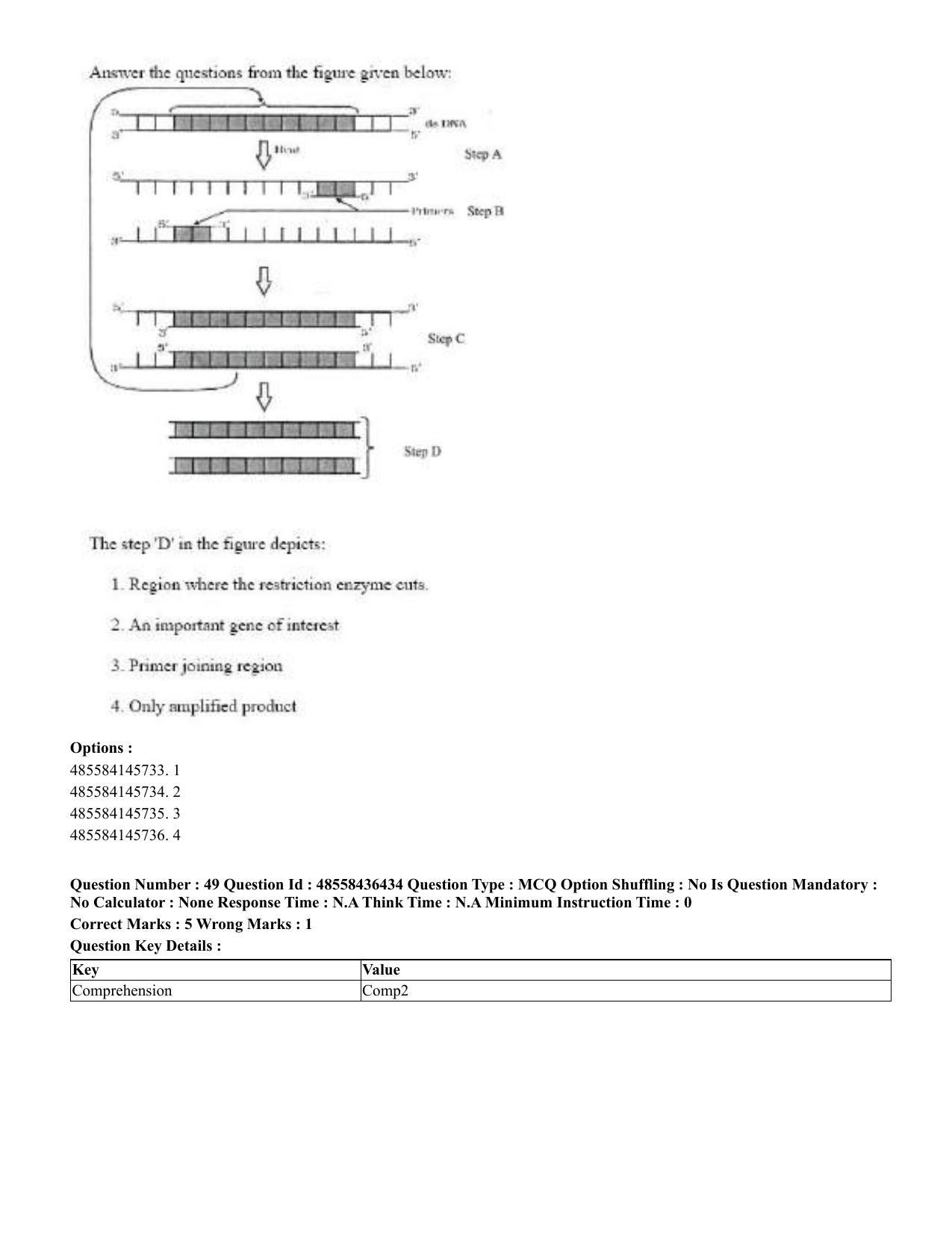 CUET 2023 English Assamese Shift 3 Question Papers - Page 59