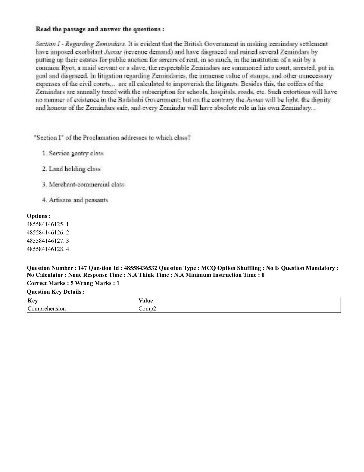 CUET 2023 English Assamese Shift 3 Question Papers - Page 176