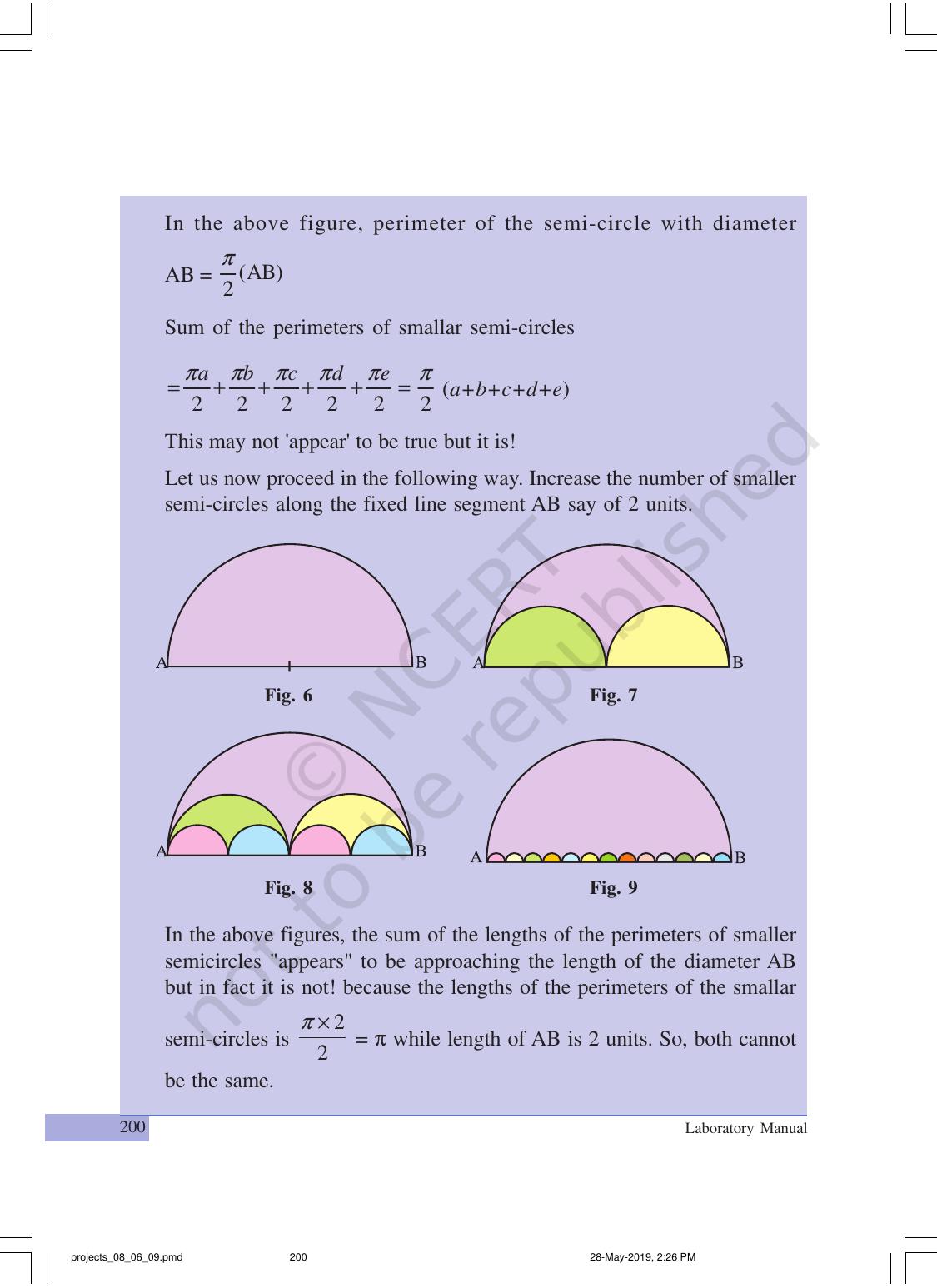 NCERT Laboratory Manuals for Class X Mathematics - Projects - Page 21