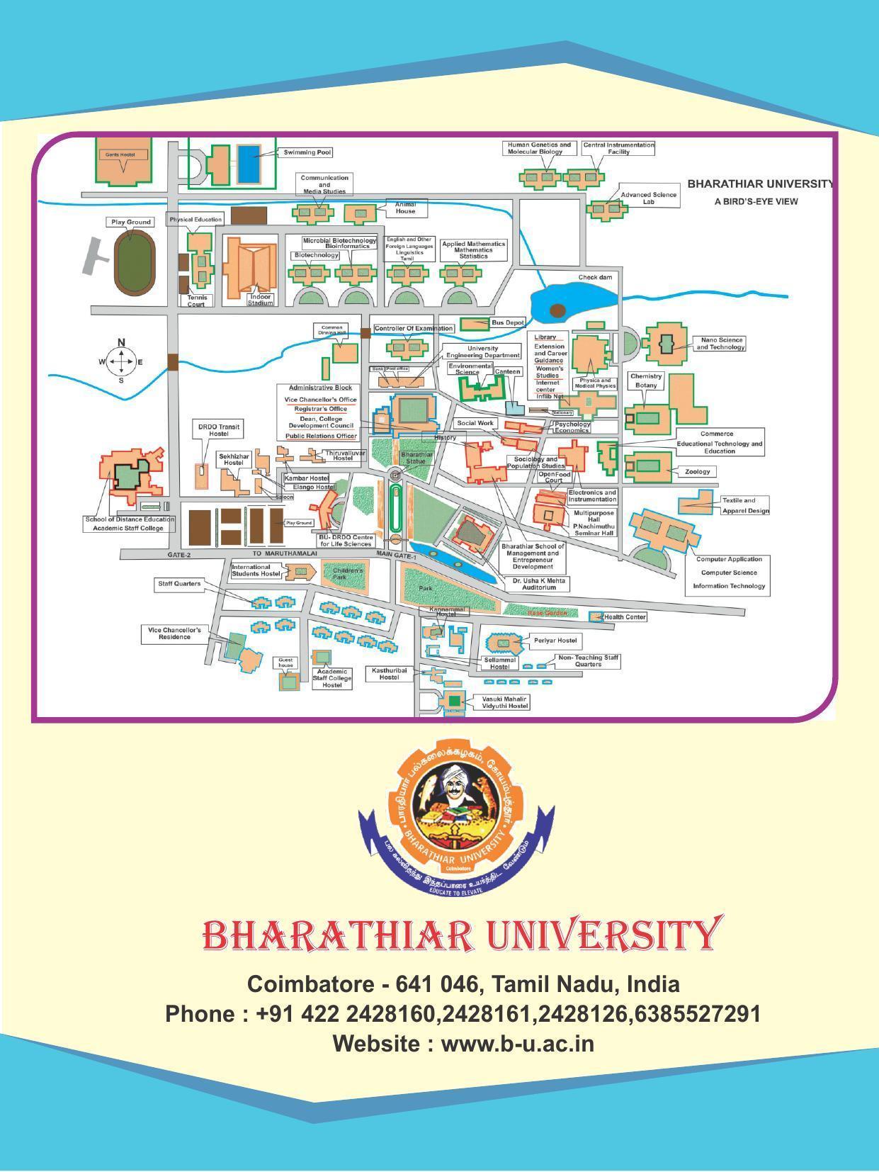Bharathiar University, Coimbatore PG Prospectus 2021-22 - Page 28