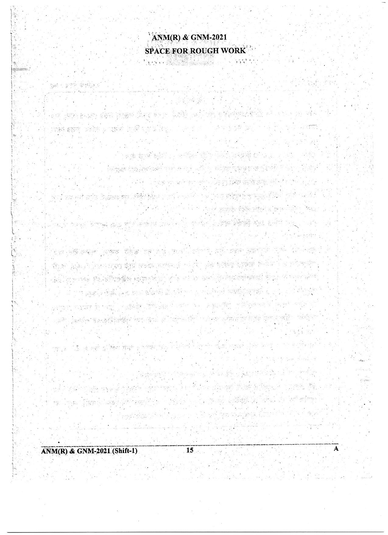WB ANM GNM 2021 Session I Question Paper - Page 15