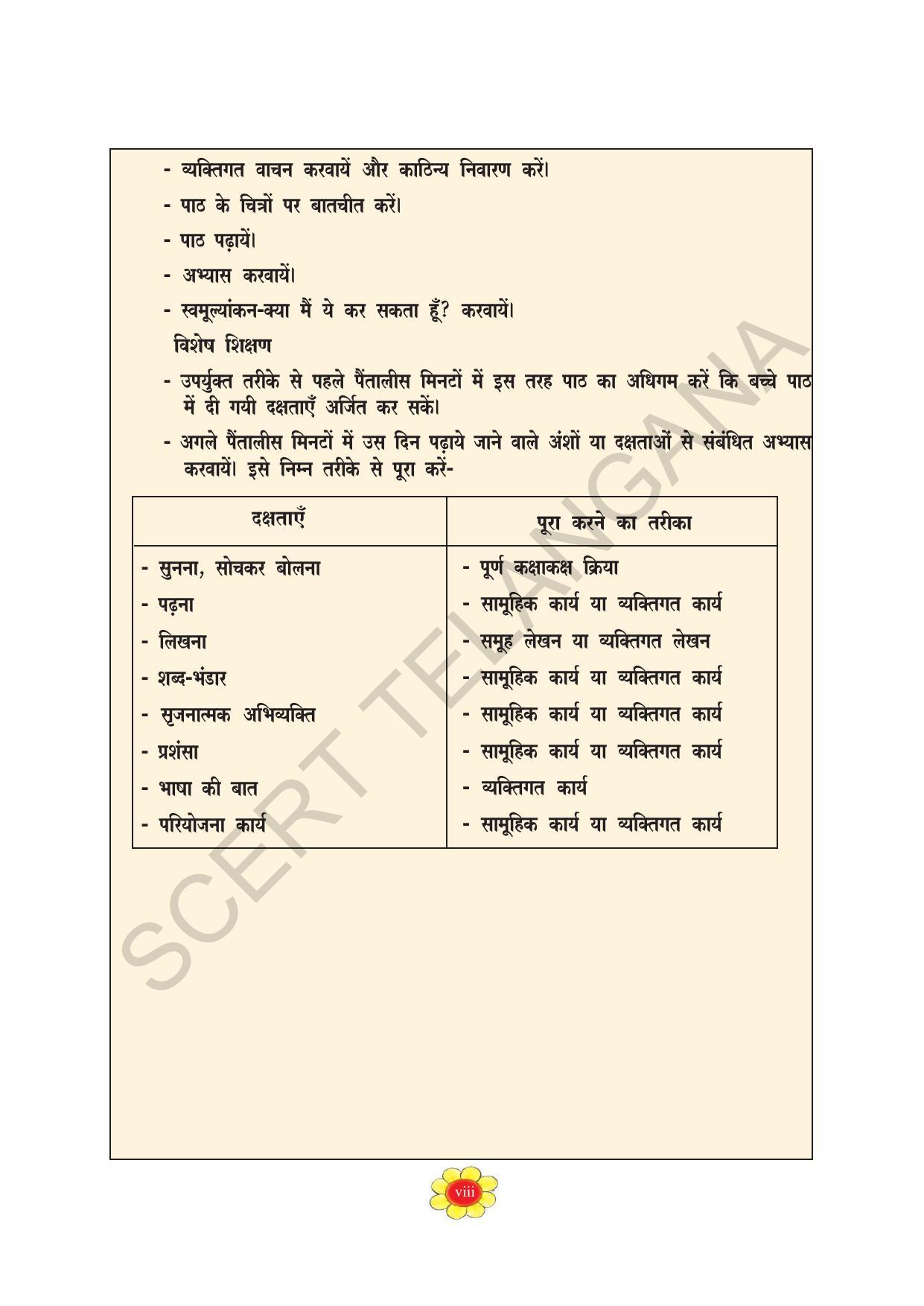 TS SCERT Class 5 First Language(Hindi Medium) Text Book - Page 11