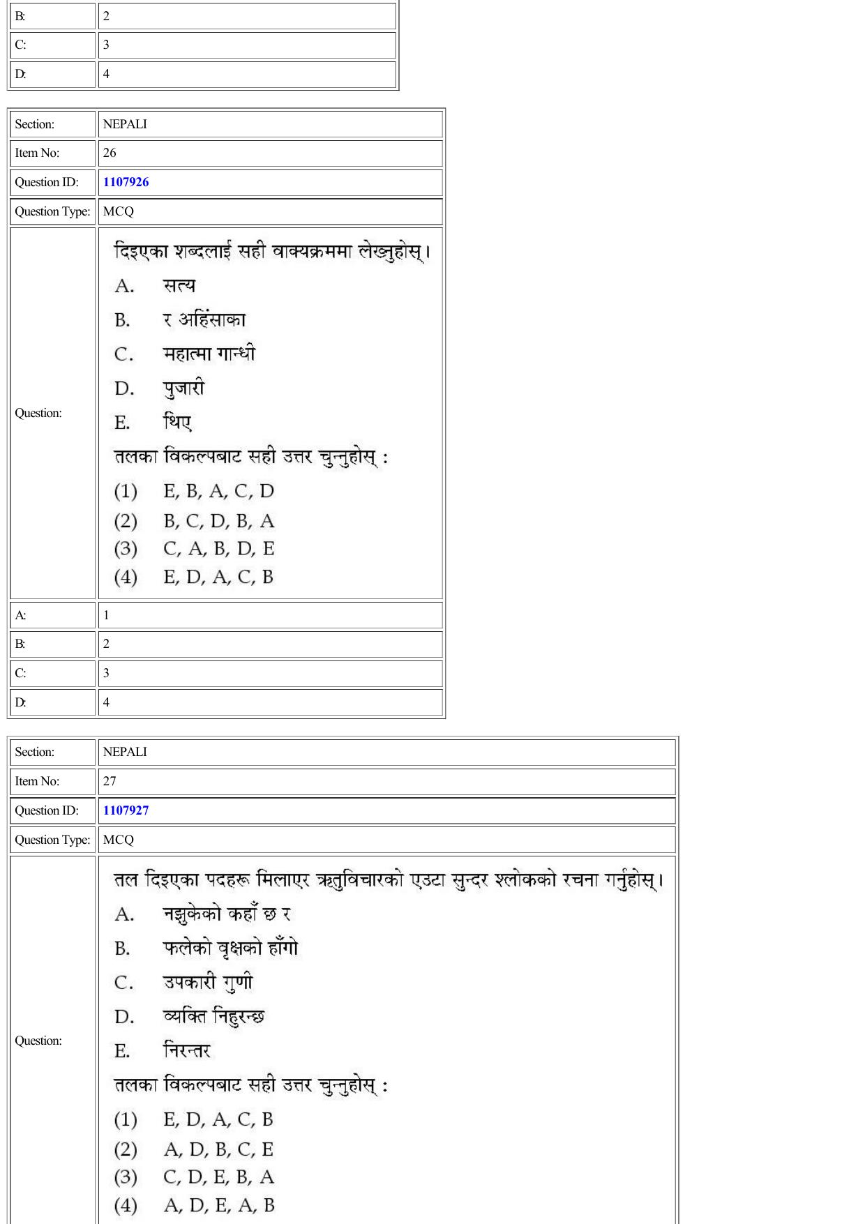 CUET 2022 Question Paper of Nepali - Page 24