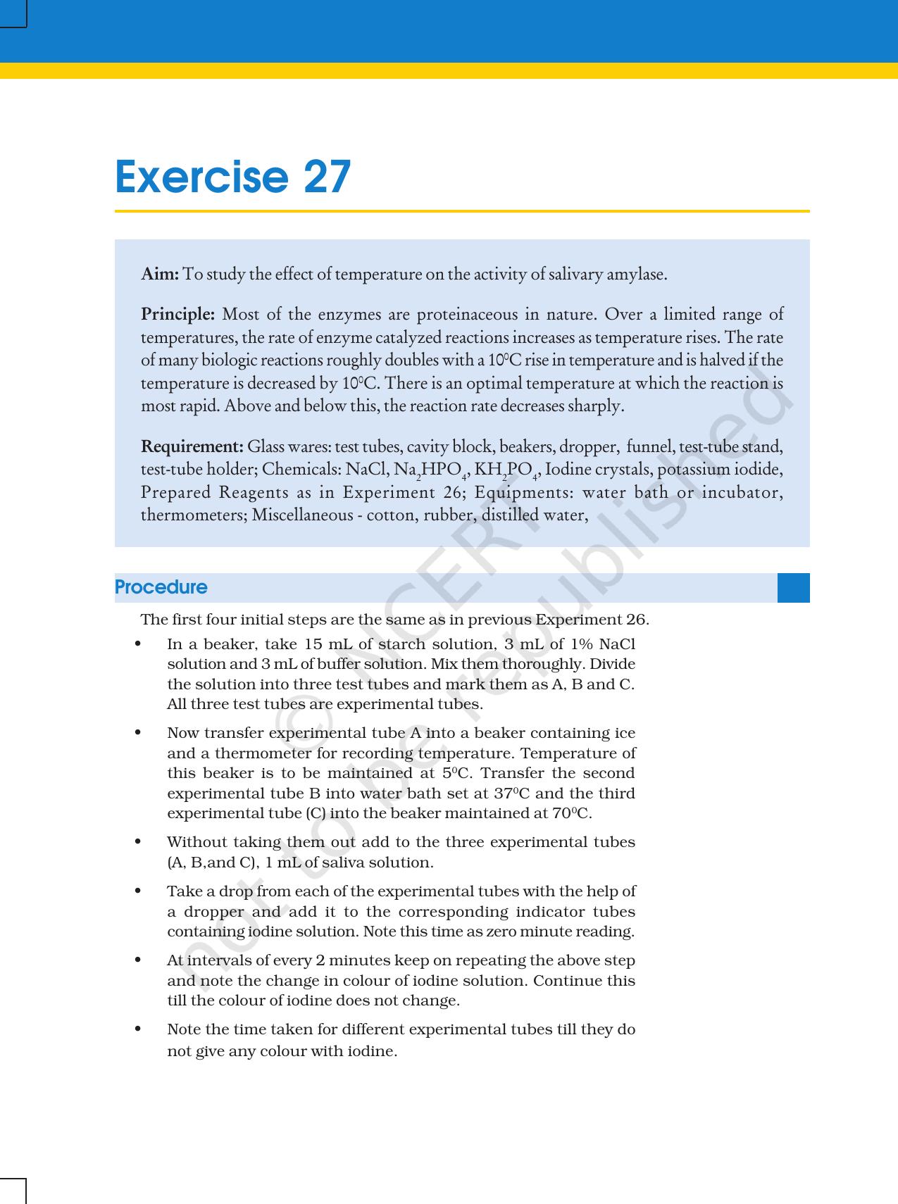 NCERT Laboratory Manuals for Class XI Biology - Exercise 25 to 27 - Page 8